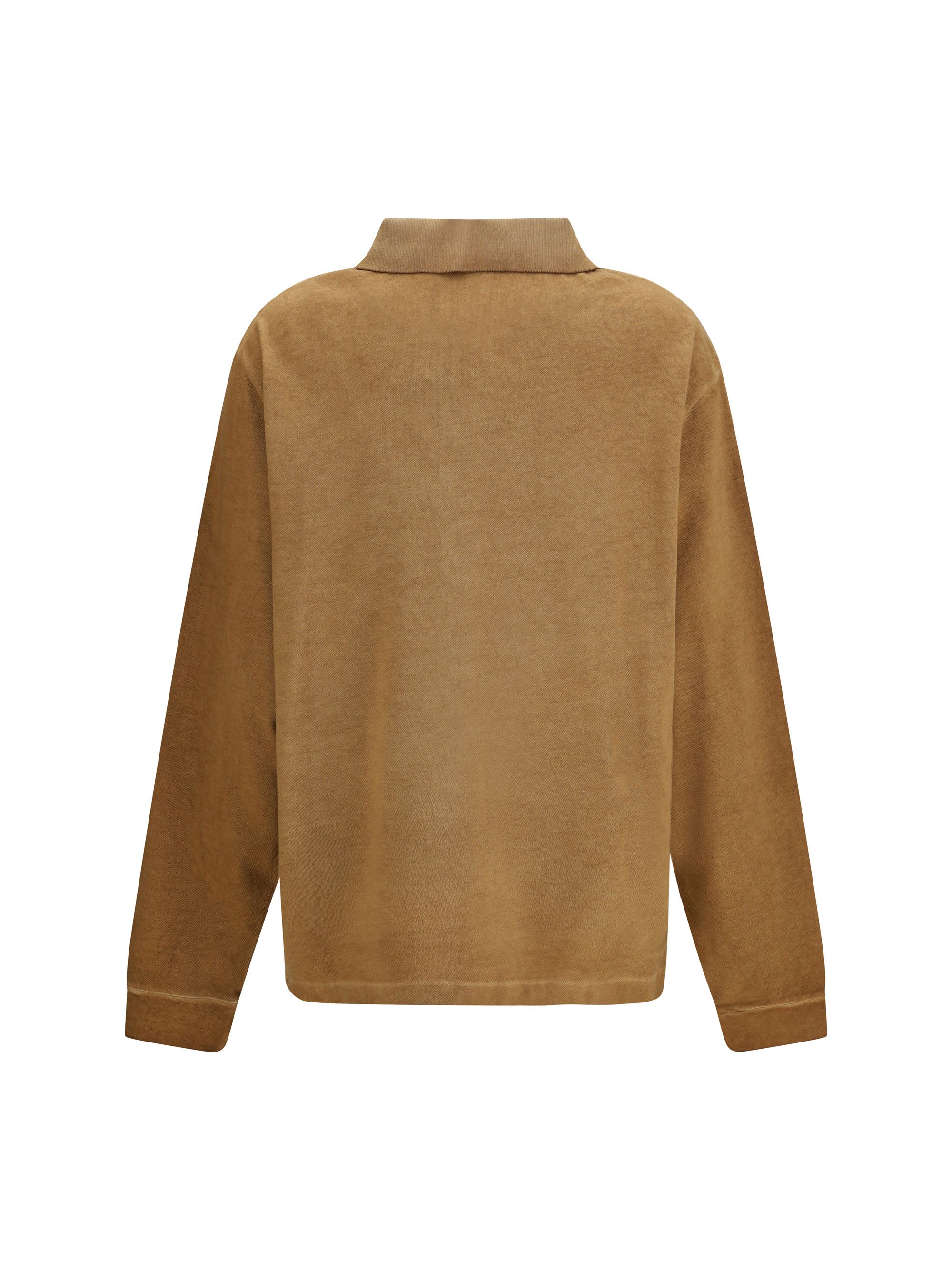 Prada Long-sleeve cotton piqué Polo Size M / US 6-8 / IT 42-44 - 2 Thumbnail