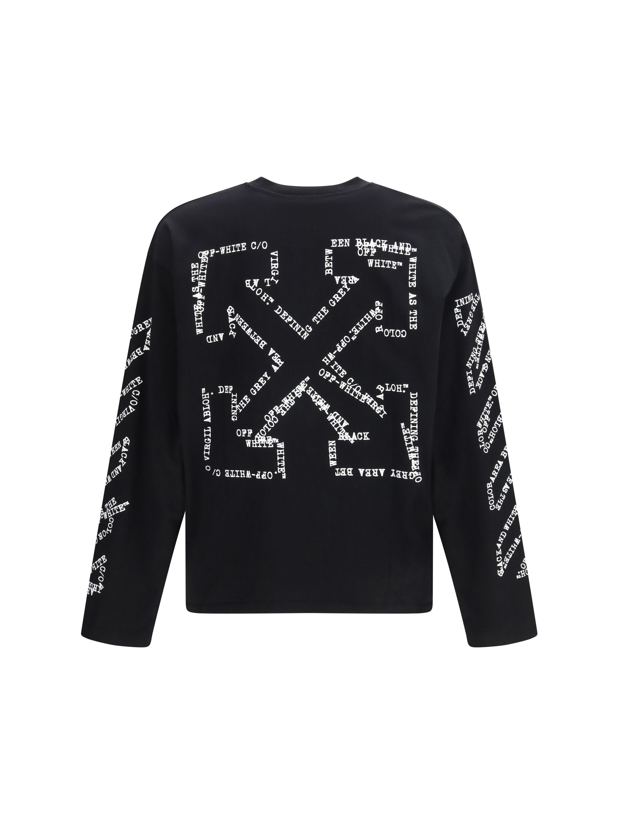 Off-White Patterned long-sleeve T-shirt Size US M / EU 48-50 / 2 - 2 Thumbnail