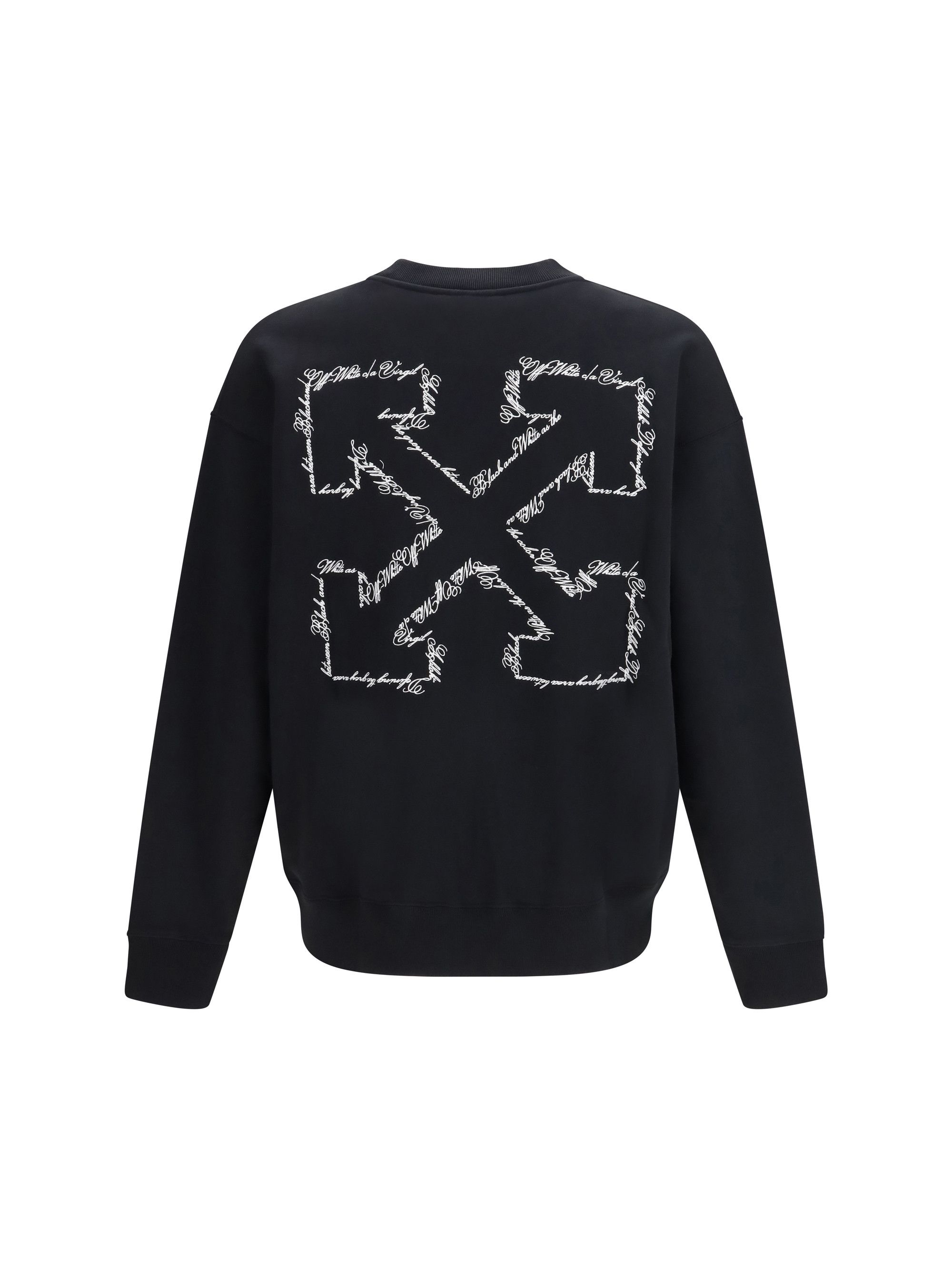 Off-White Script Arrow crewneck Sweatshirt Size US S / EU 44-46 / 1 - 2 Thumbnail
