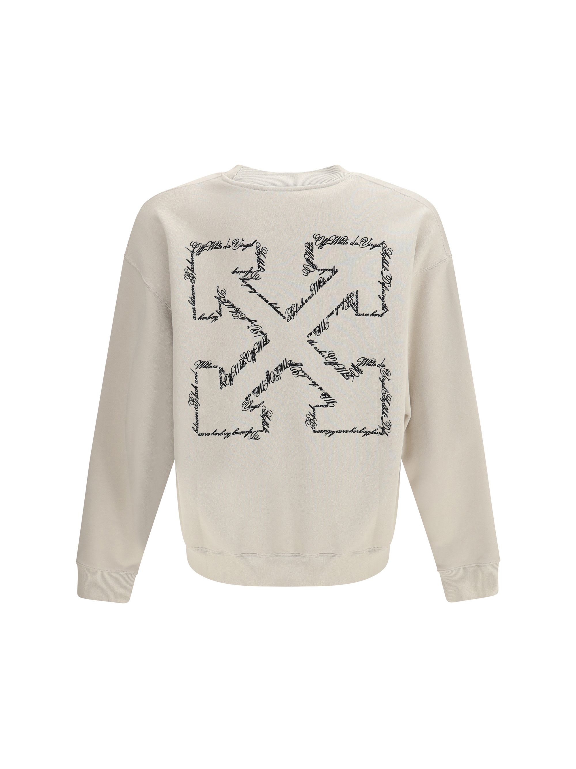 Off-White Script Arrow crewneck Sweatshirt Size US M / EU 48-50 / 2 - 2 Thumbnail