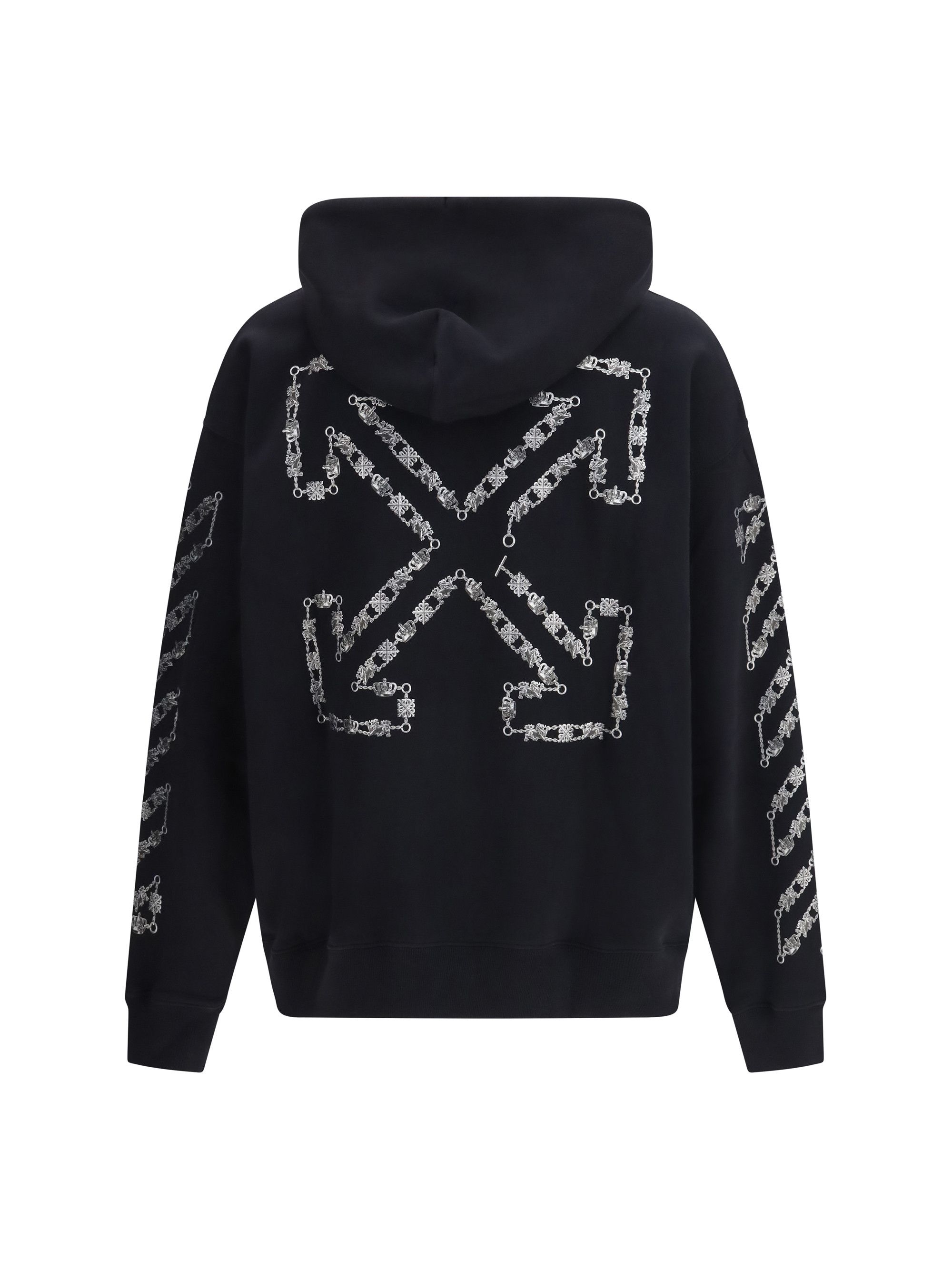 Off-White Chain Araldic Arrow Skate Hoodie Size US S / EU 44-46 / 1 - 2 Thumbnail