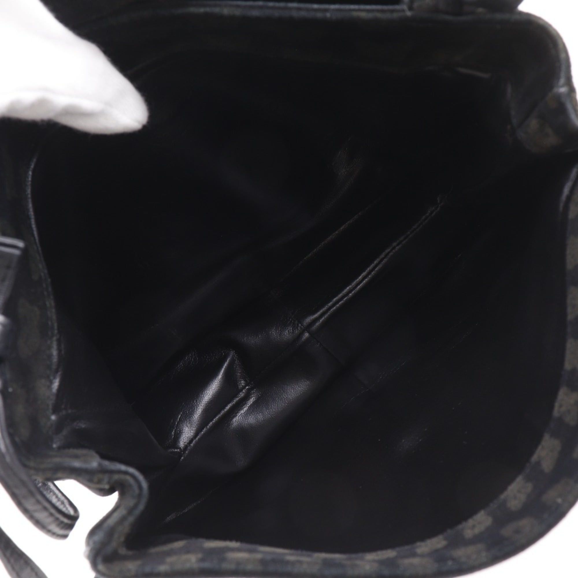 Bottega Veneta Bottega Veneta 2-Way Shoulder Tote Bag, Butterfly Pattern, Suede, Black, Design, 2-Way, A5 Size, Snap Button Closure, Women's Size ONE SIZE - 9 Thumbnail