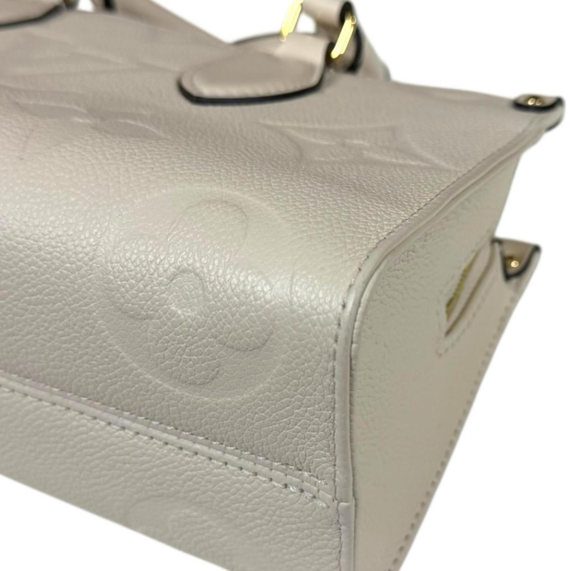 Louis Vuitton Louis Vuitton OnTheGo EW Monogram Empreinte Shoulder Bag, M23698 Beige, Women's, Used, 3-way Size ONE SIZE - 8 Thumbnail
