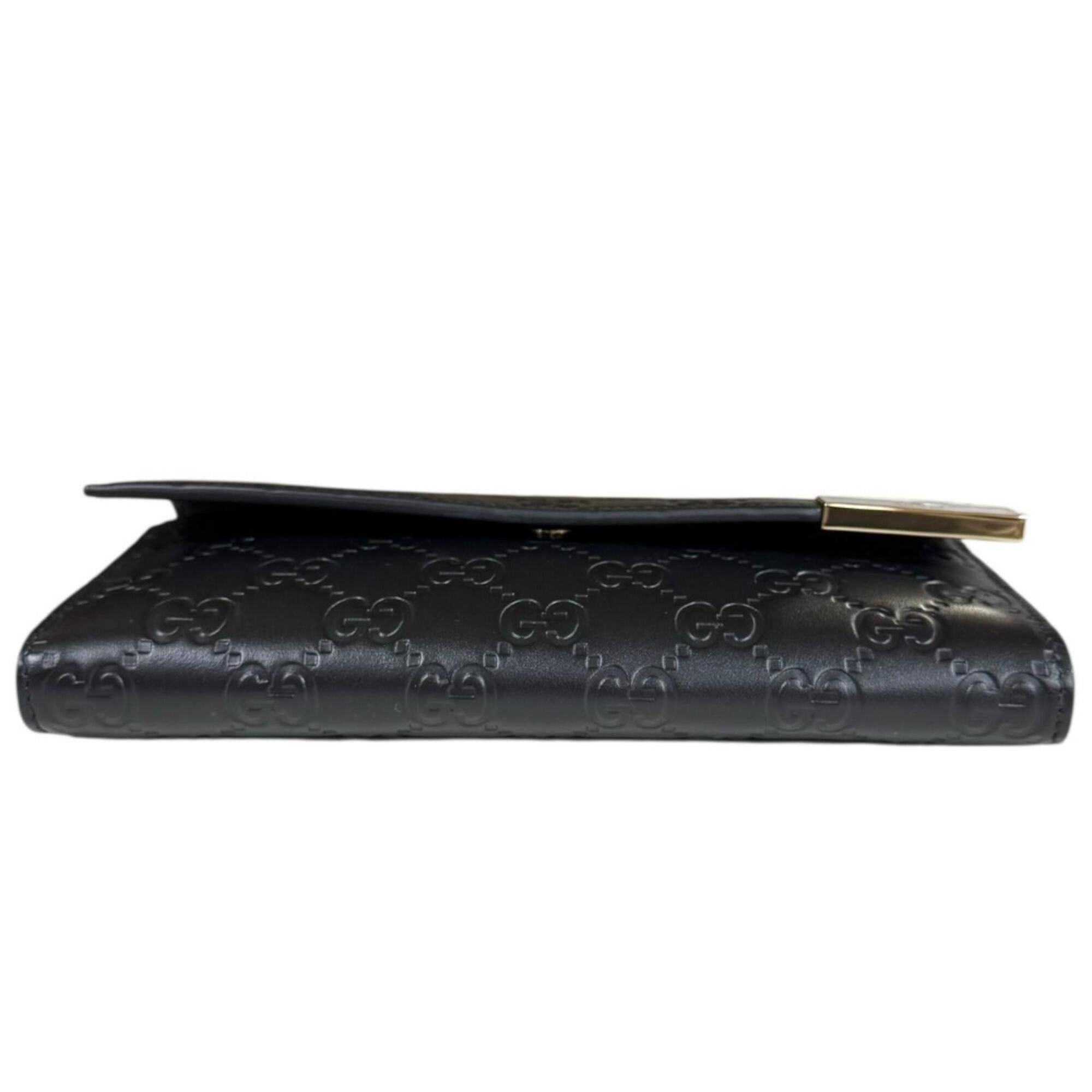 Gucci Gucci Guccissima Long Wallet, Leather 291099, Women's, Pre-owned. Size ONE SIZE - 5 Thumbnail