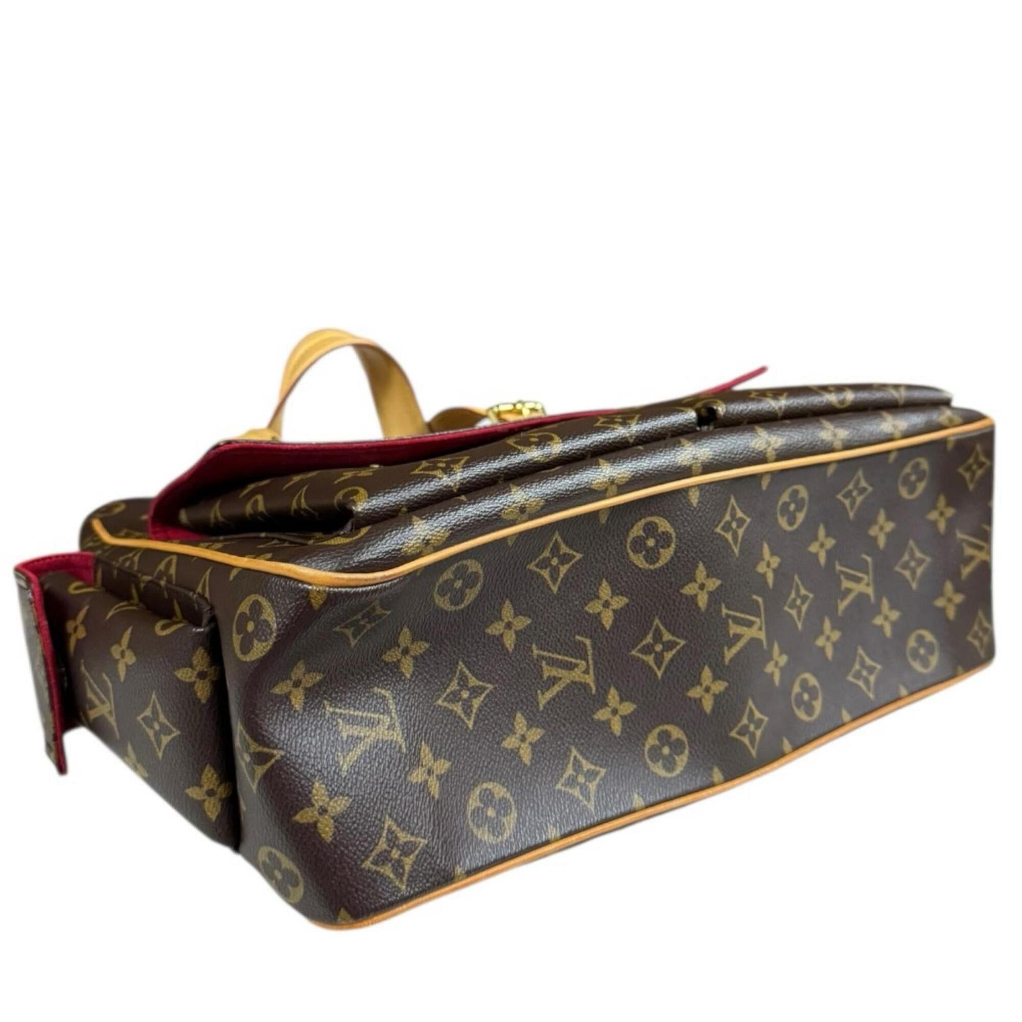 Louis Vuitton Louis Vuitton Multiplicité Monogram Handbag, Canvas M51162, Brown, Women's, LOUIS VUITTON, Used Size ONE SIZE - 6 Thumbnail