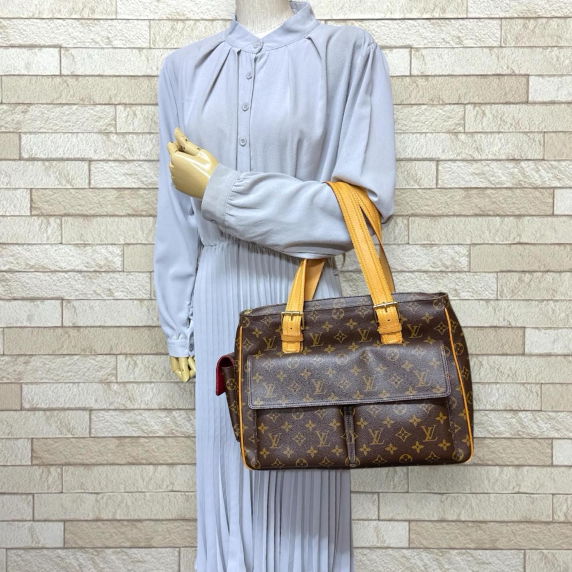 Louis Vuitton Louis Vuitton Multiplicité Monogram Handbag, Canvas M51162, Brown, Women's, LOUIS VUITTON, Used Size ONE SIZE - 2 Thumbnail