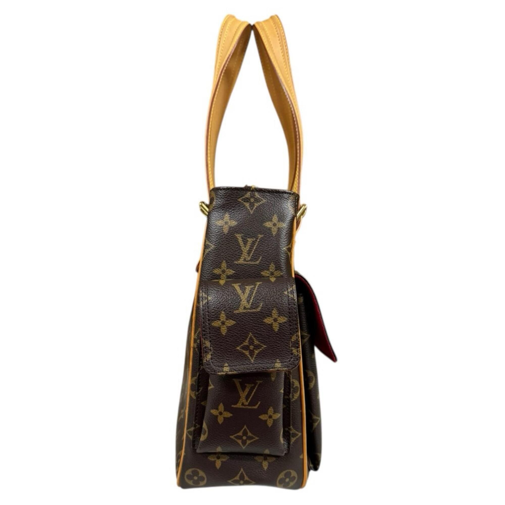 Louis Vuitton Louis Vuitton Multiplicité Monogram Handbag, Canvas M51162, Brown, Women's, LOUIS VUITTON, Used Size ONE SIZE - 4 Thumbnail