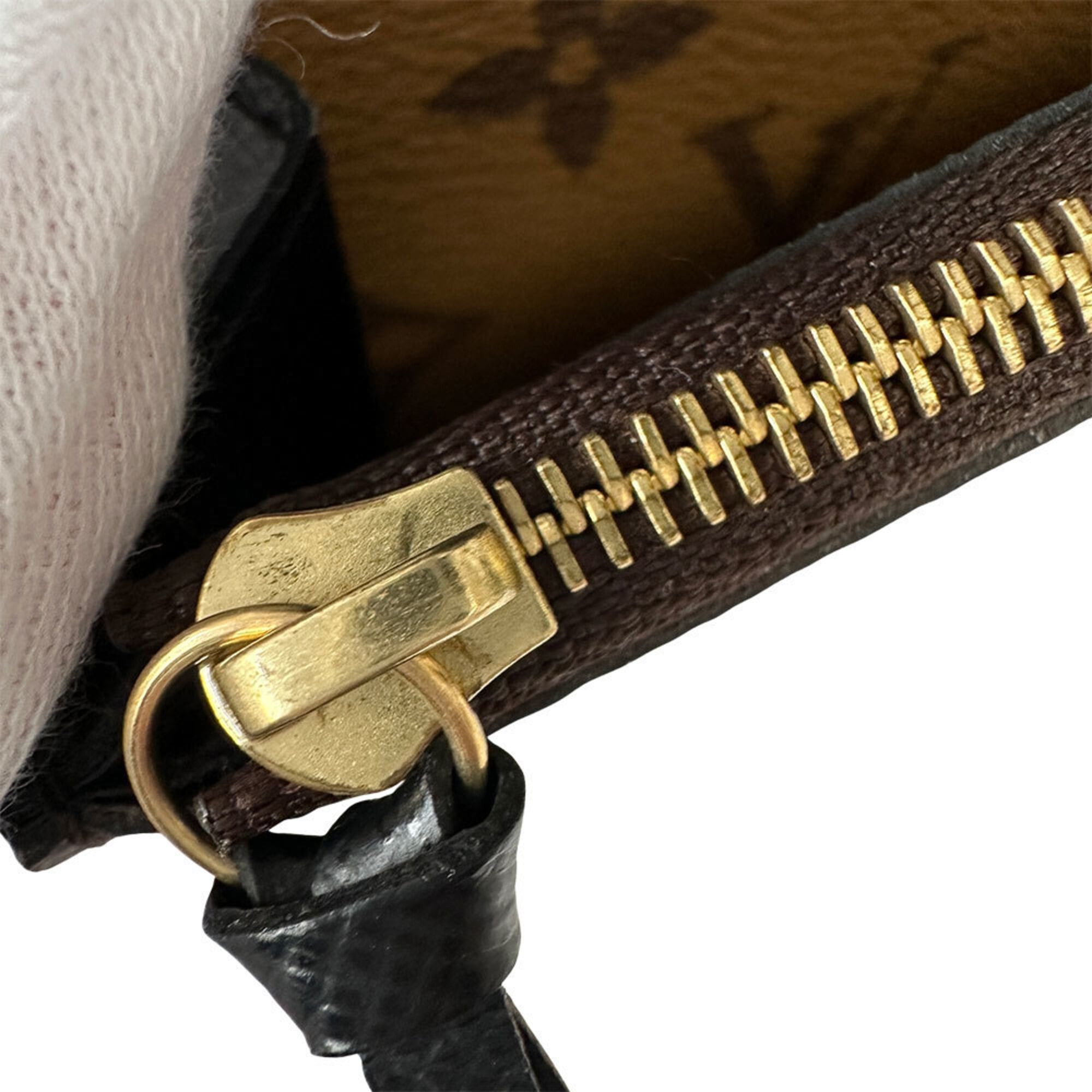 Louis Vuitton Louis Vuitton Women's Monogram Reverse Wallet, Long Canvas Portefeuille Emilie, Reverse, M82157, Brown/Beige Size ONE SIZE - 9 Thumbnail