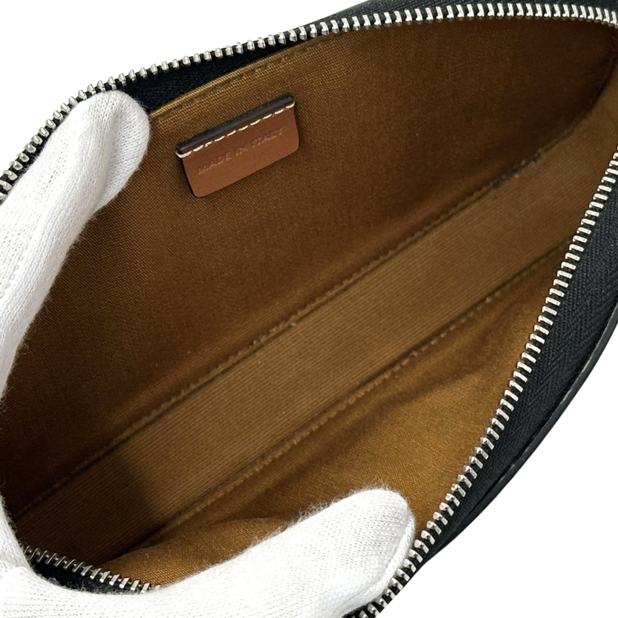 Celine Celine handbag for women, Triomphe shoulder bag, coated canvas horizontal pouch, brown mini crossbody bag. Size ONE SIZE - 3 Thumbnail