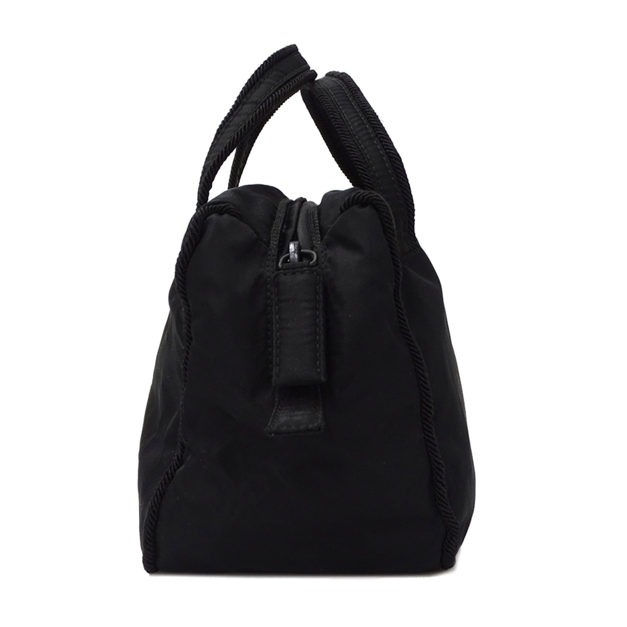 Prada Prada handbag for women, brand name handbag, Tessuto nylon, beads, black, B3764, perfect going out. Size ONE SIZE - 4 Thumbnail