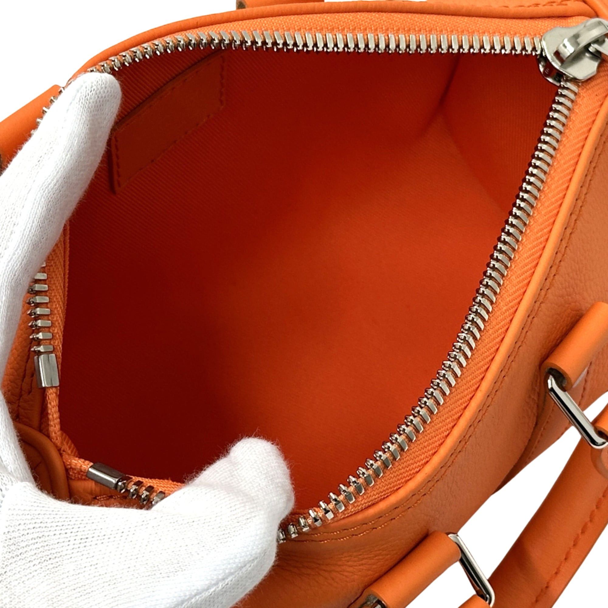 Louis Vuitton Louis Vuitton Aerogram Handbag for Women and Men, Brand Handbag/Shoulder Bag, 2-way, Leather, Keepall XS, Volcano Orange, M81004, Mini Crossbody Bag Size ONE SIZE - 4 Thumbnail