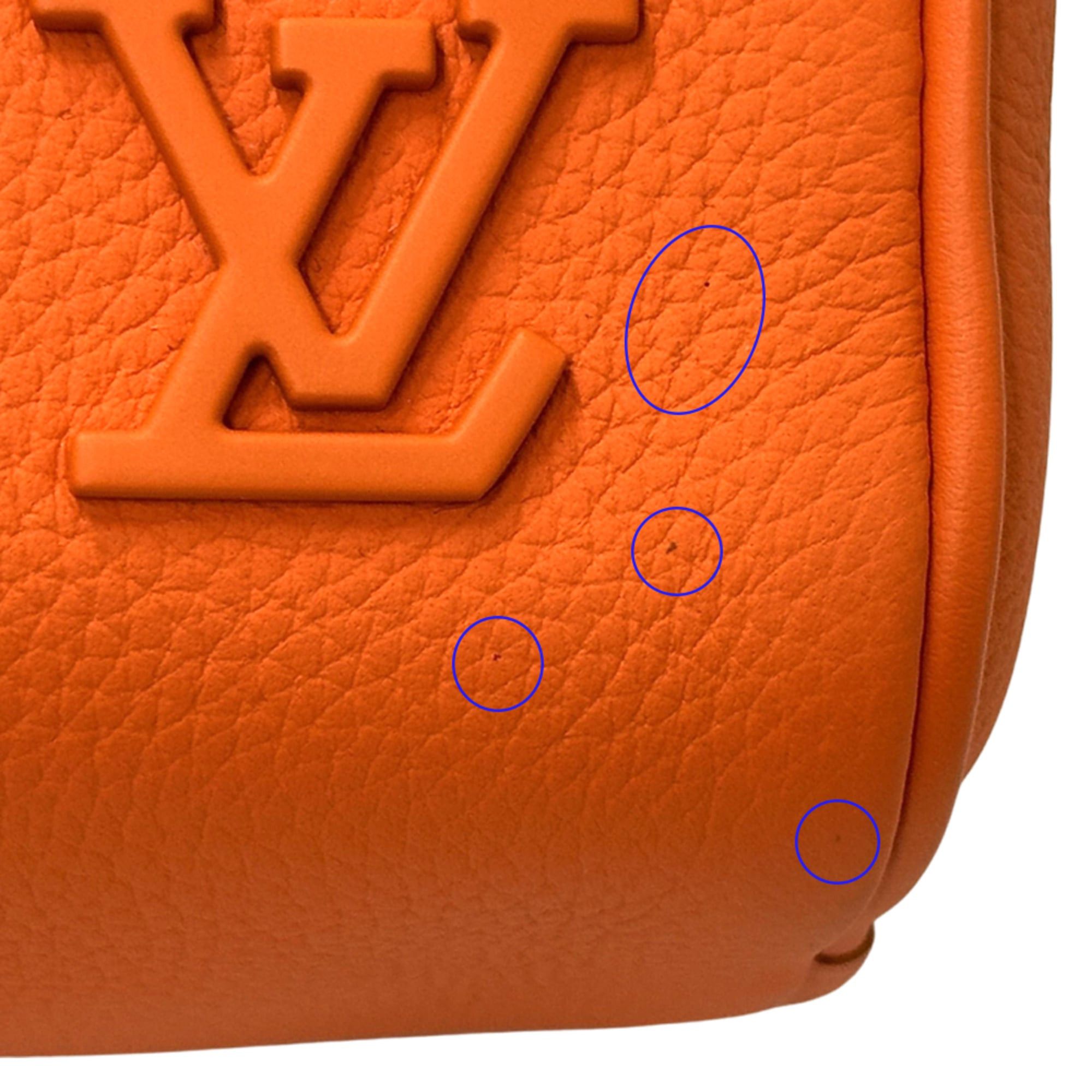 Louis Vuitton Louis Vuitton Aerogram Handbag for Women and Men, Brand Handbag/Shoulder Bag, 2-way, Leather, Keepall XS, Volcano Orange, M81004, Mini Crossbody Bag Size ONE SIZE - 9 Thumbnail
