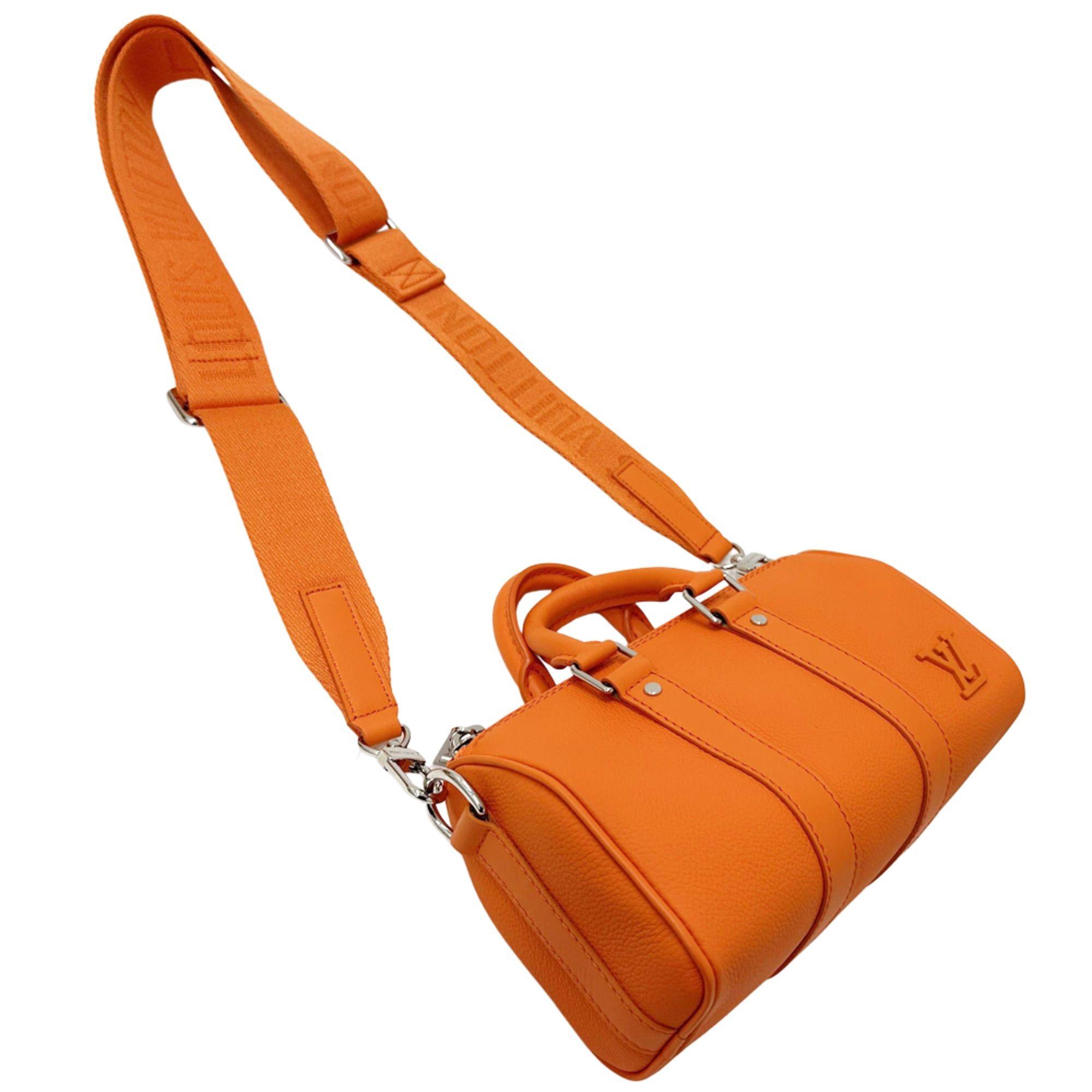 Louis Vuitton Louis Vuitton Aerogram Handbag for Women and Men, Brand Handbag/Shoulder Bag, 2-way, Leather, Keepall XS, Volcano Orange, M81004, Mini Crossbody Bag Size ONE SIZE - 6 Thumbnail