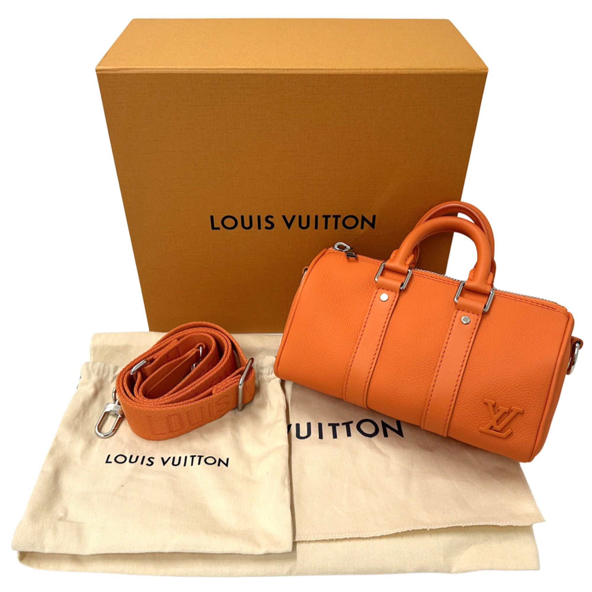Louis Vuitton Louis Vuitton Aerogram Handbag for Women and Men, Brand Handbag/Shoulder Bag, 2-way, Leather, Keepall XS, Volcano Orange, M81004, Mini Crossbody Bag Size ONE SIZE - 8 Thumbnail