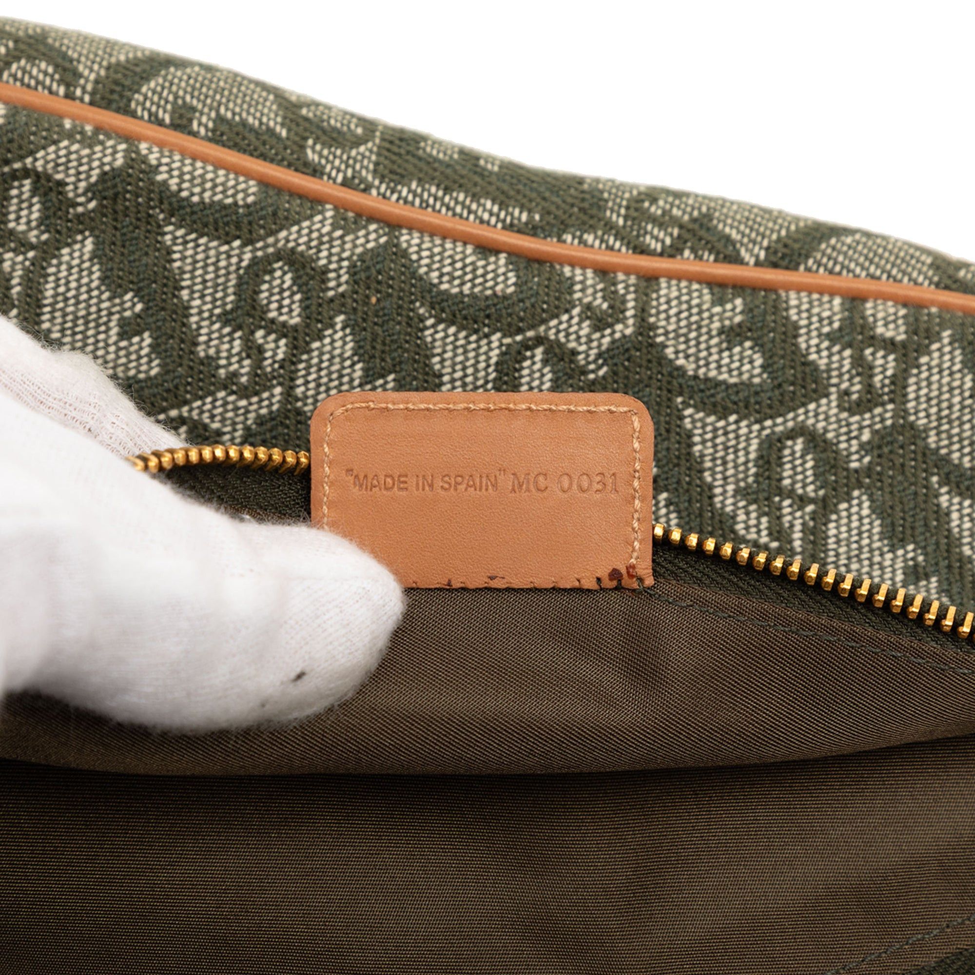 Dior Mini Diorissimo Canvas Saddle Pochette Size ONE SIZE - 6 Thumbnail