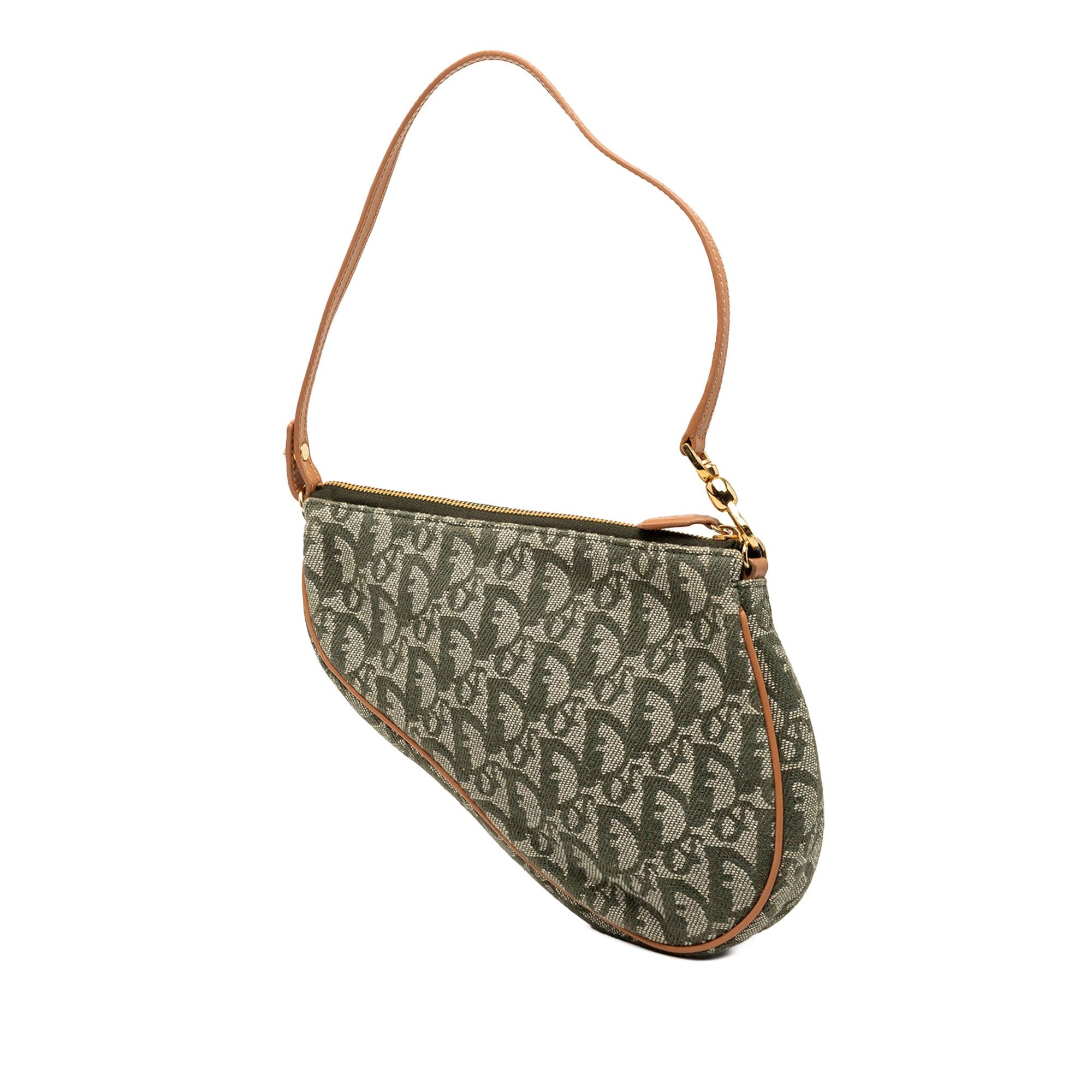 Dior Mini Diorissimo Canvas Saddle Pochette Size ONE SIZE - 2 Thumbnail