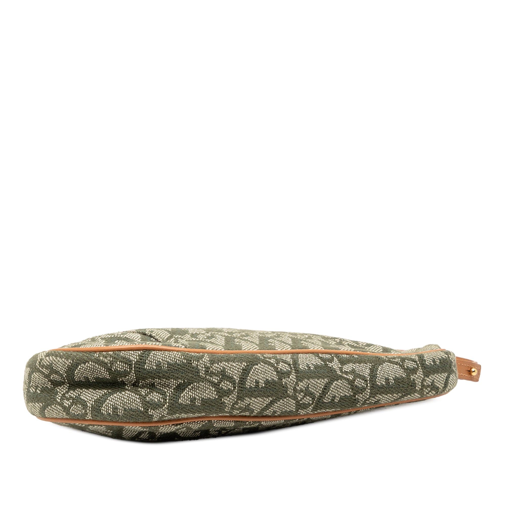 Dior Mini Diorissimo Canvas Saddle Pochette Size ONE SIZE - 3 Thumbnail