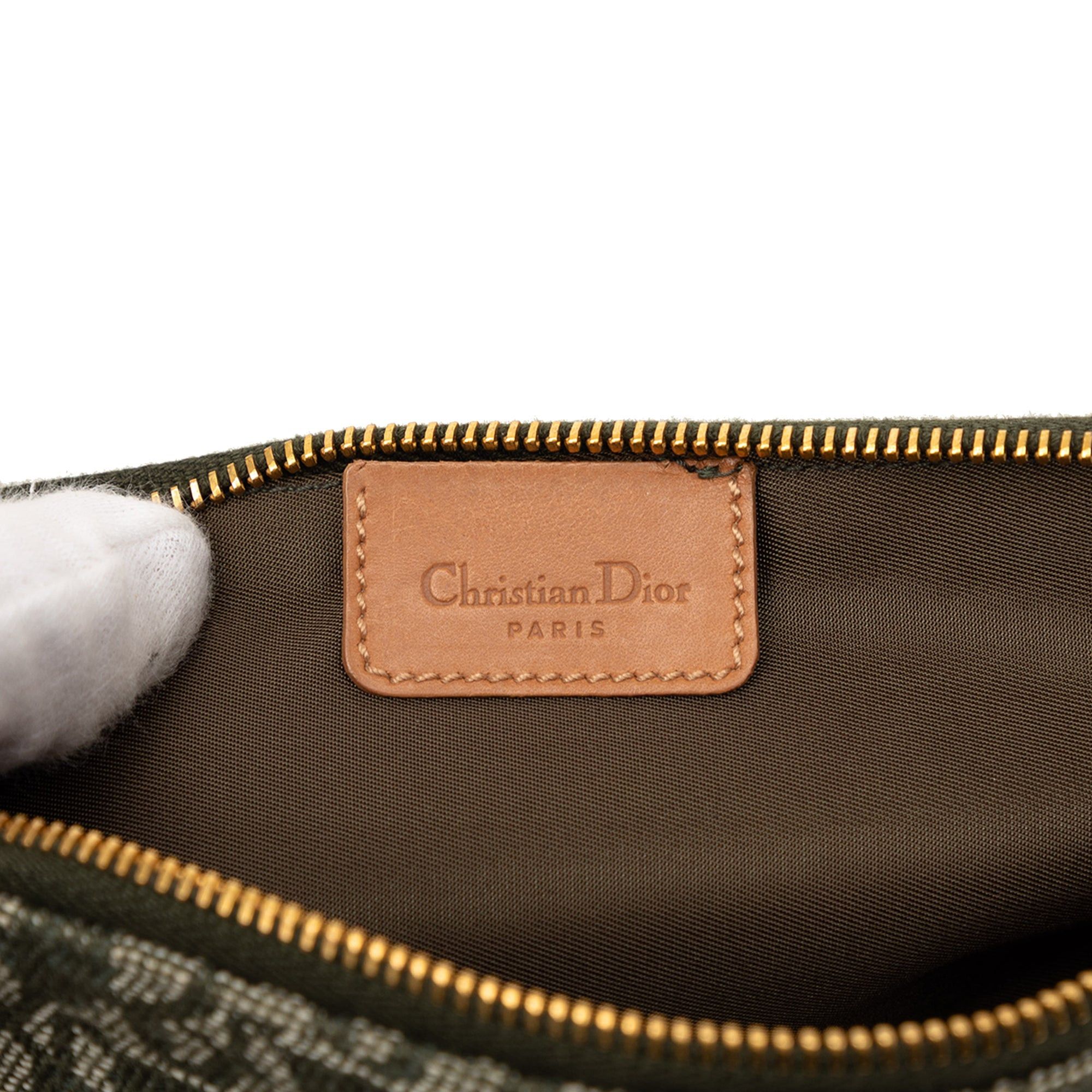 Dior Mini Diorissimo Canvas Saddle Pochette Size ONE SIZE - 5 Thumbnail