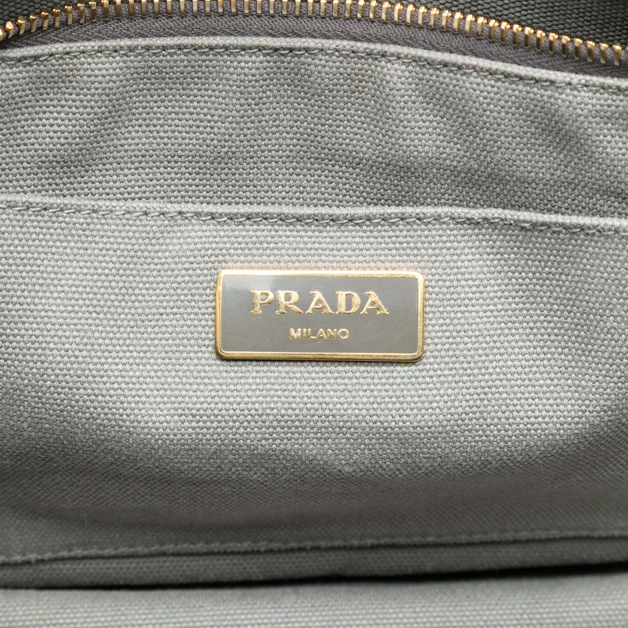 Prada Medium Floral Printed Canvas Canapa Satchel Size ONE SIZE - 5 Thumbnail