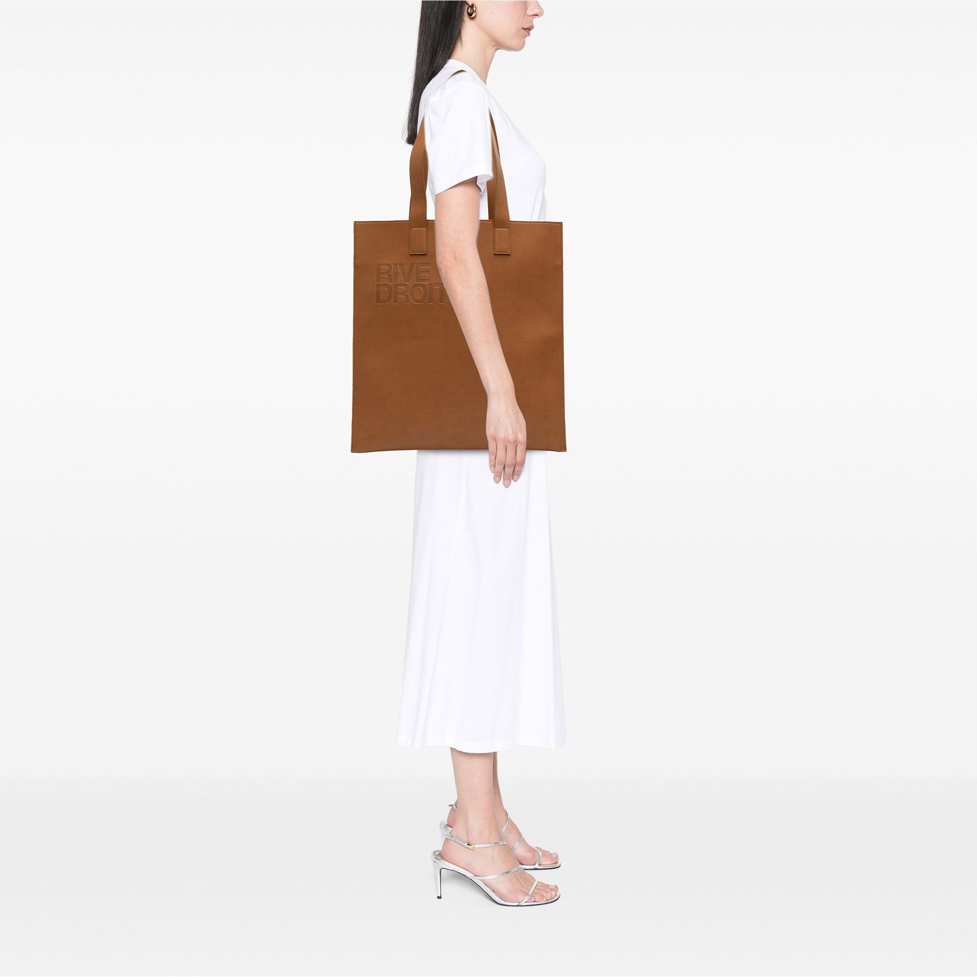 Saint Laurent Paris Vegan Leather Rive Droite Tote Size ONE SIZE - 10 Thumbnail