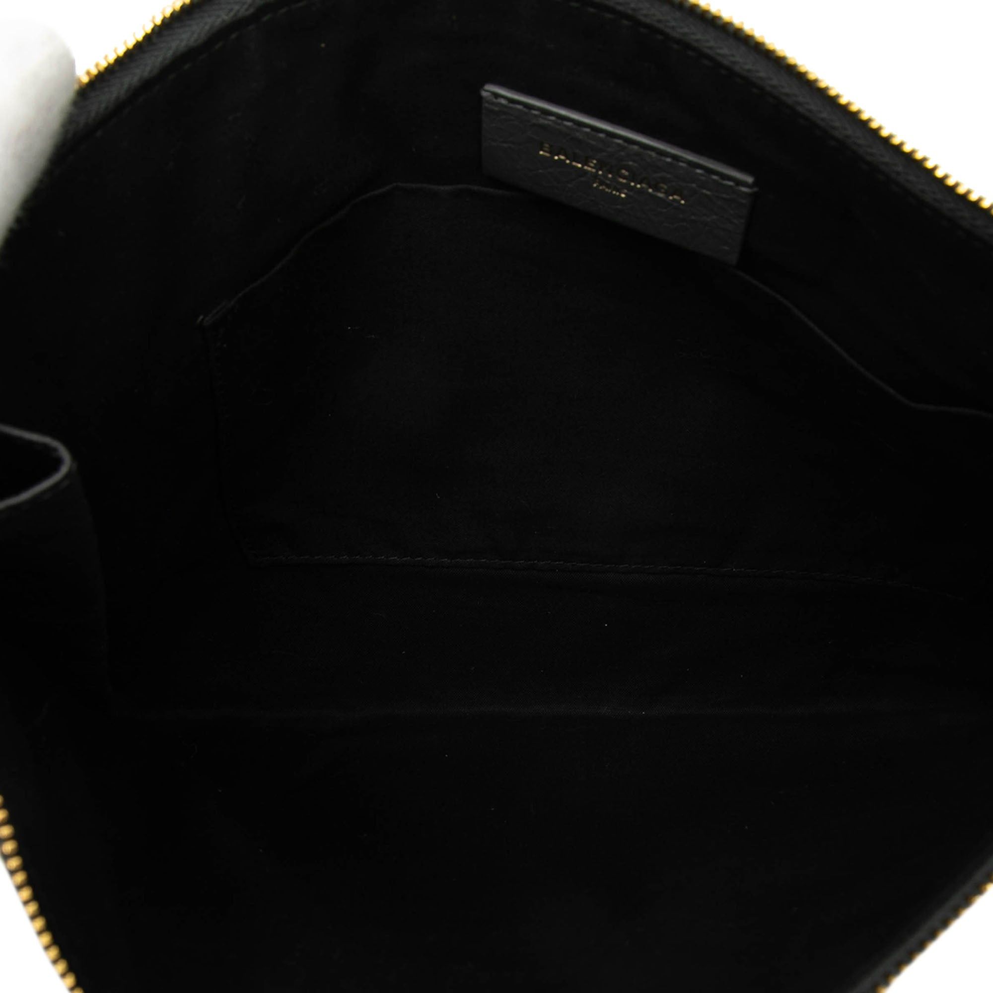 Balenciaga Lambskin Motocross Classic Zip Around Flat Clutch Size ONE SIZE - 4 Thumbnail