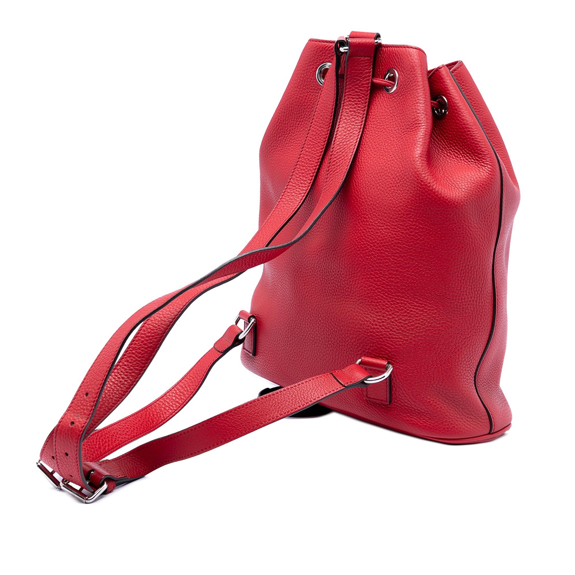 Gucci Small Pebbled Calfskin Soho Drawstring Backpack Size ONE SIZE - 2 Thumbnail