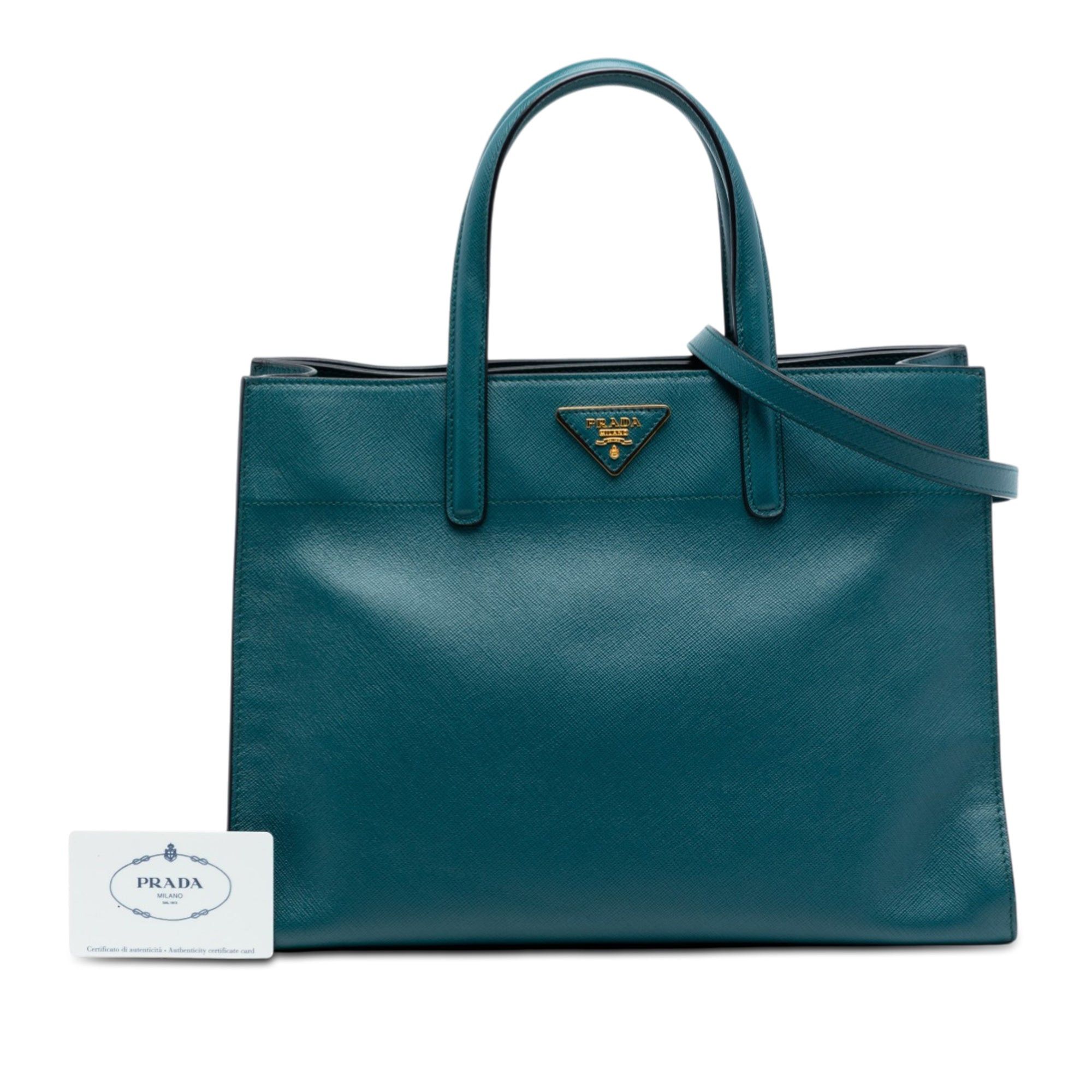 Prada Saffiano Soft Triple Pocket Tote Size ONE SIZE - 7 Thumbnail