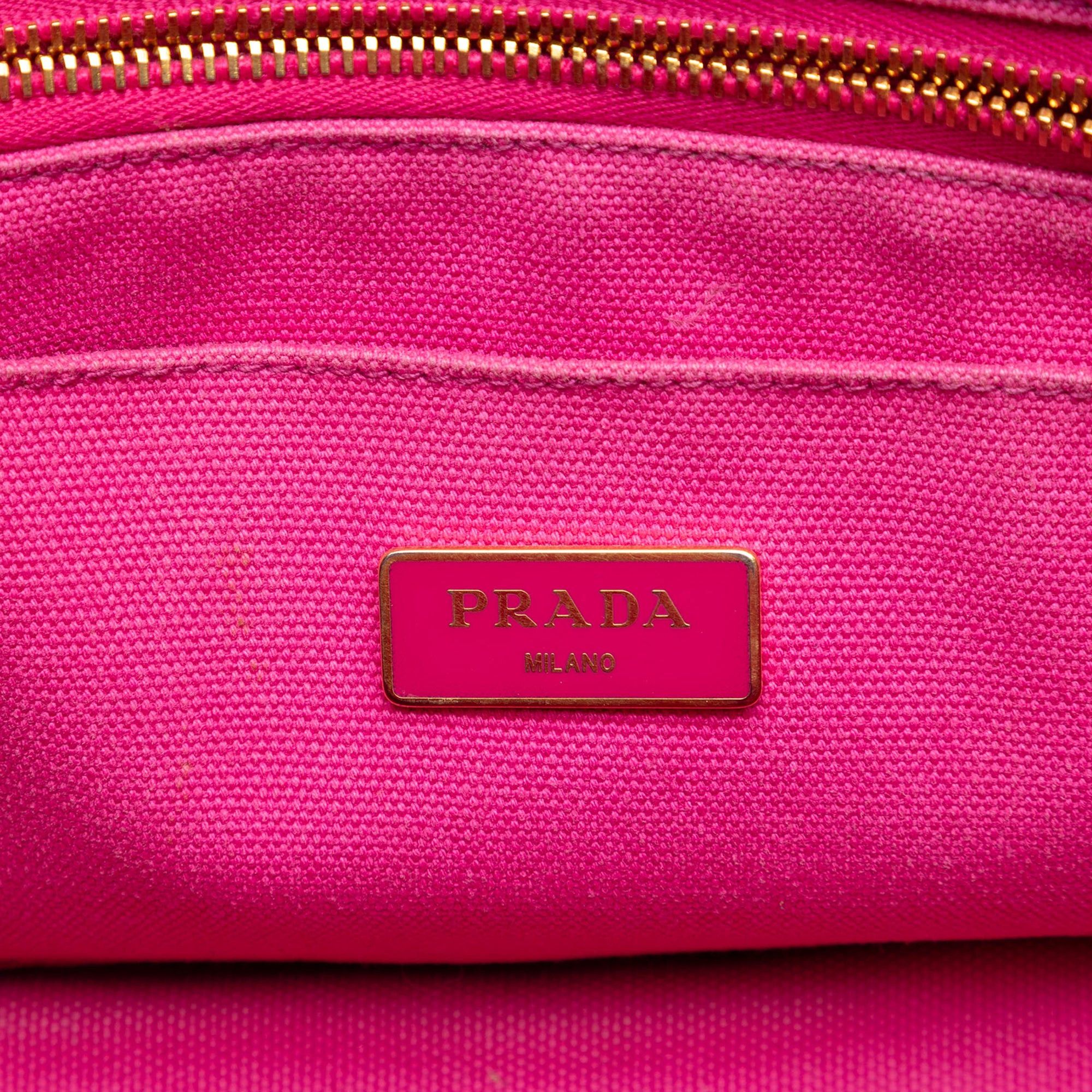 Prada Canvas Canapa Logo Satchel Size ONE SIZE - 5 Thumbnail