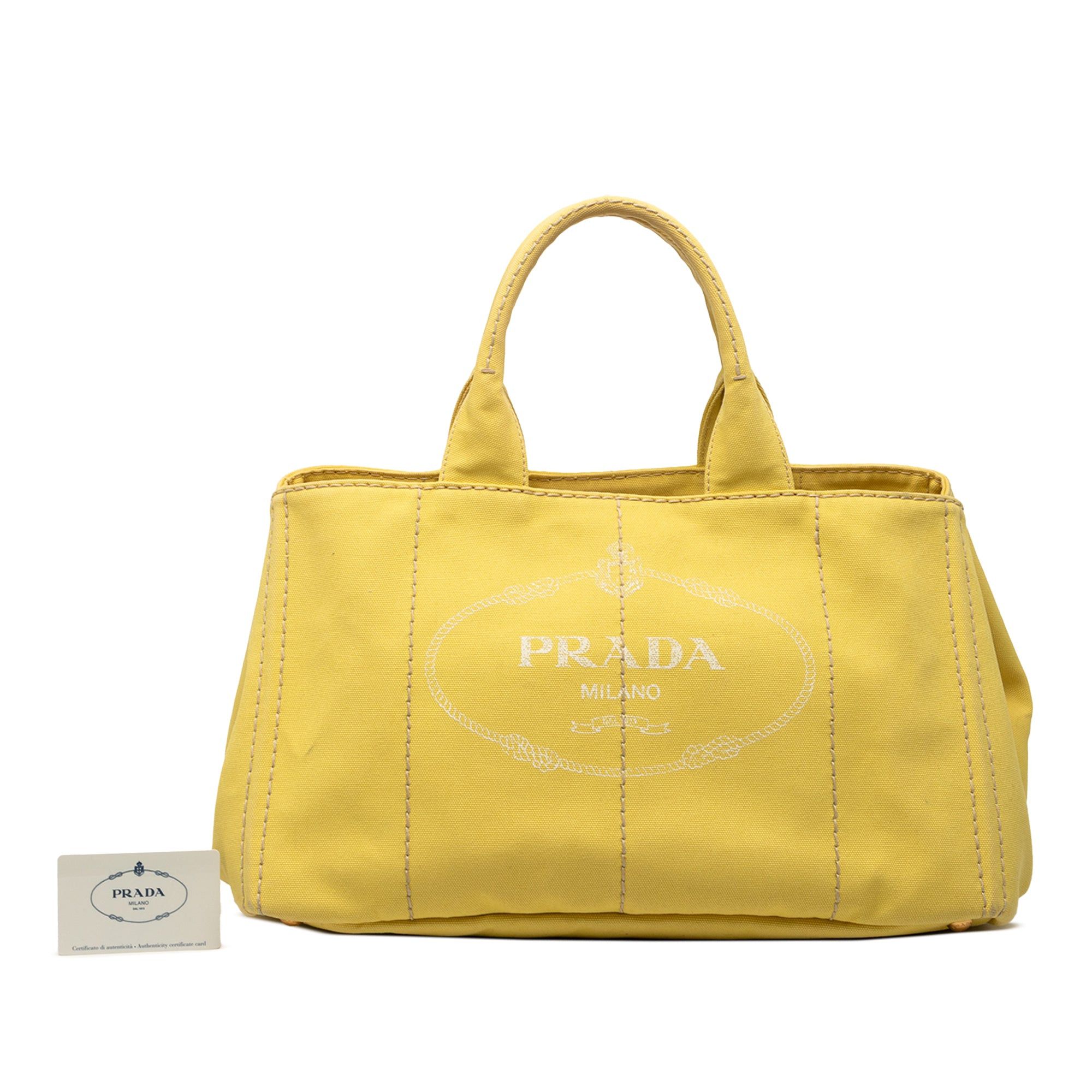 Prada Large Canvas Canapa Logo Satchel Size ONE SIZE - 9 Thumbnail