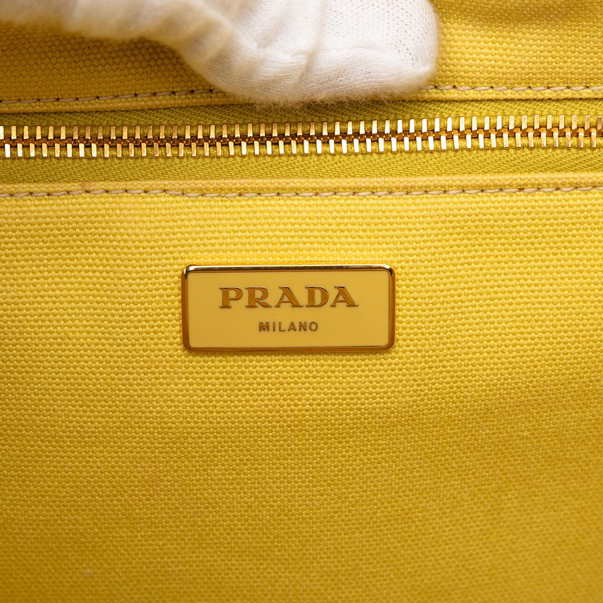 Prada Large Canvas Canapa Logo Satchel Size ONE SIZE - 5 Thumbnail