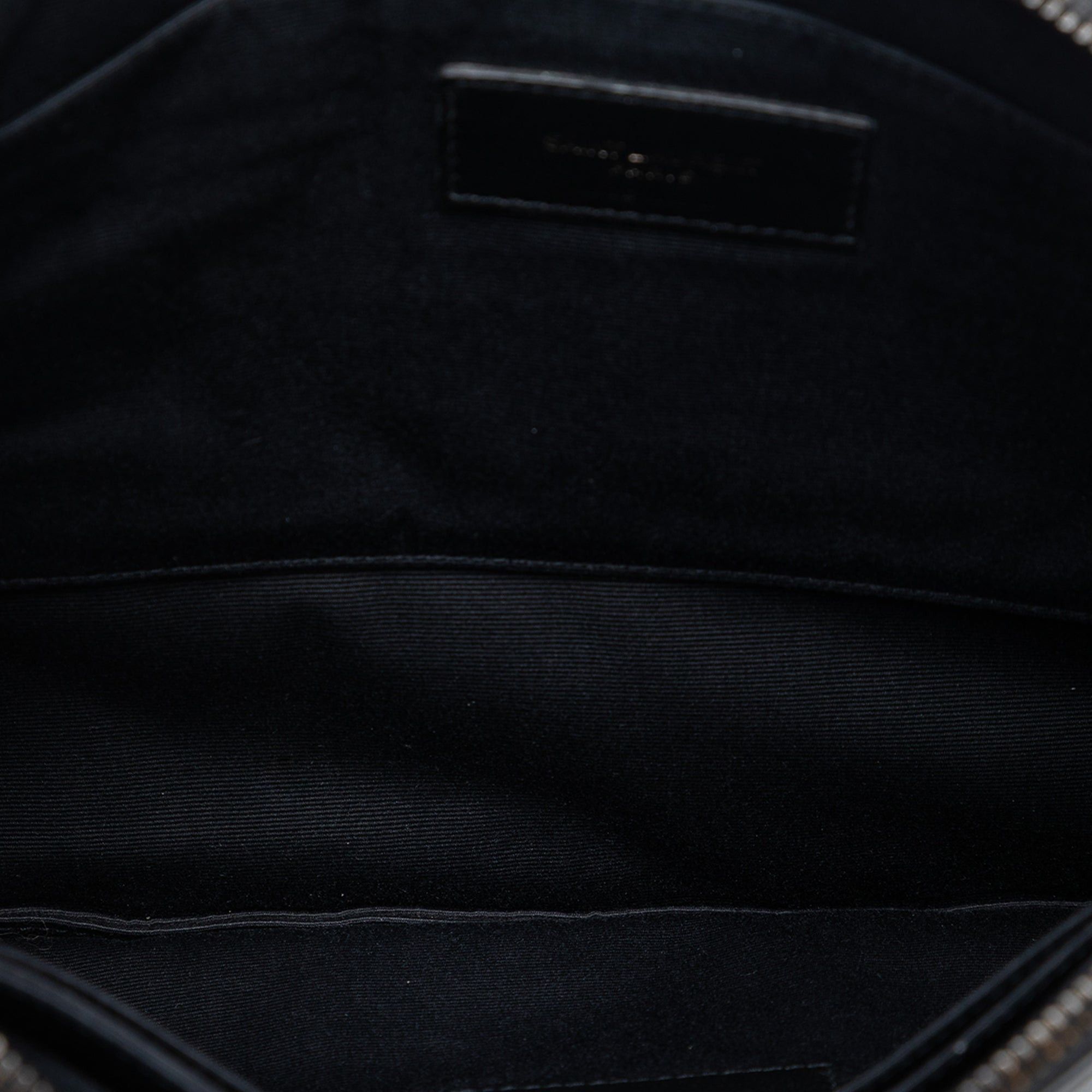 Saint Laurent Paris Croc Embossed Leather Monogram Clutch Size ONE SIZE - 4 Thumbnail