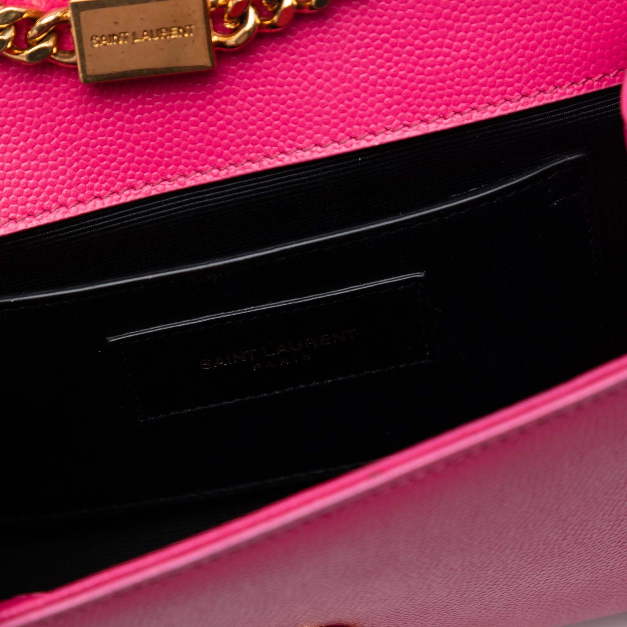 Saint Laurent Paris Small Grain De Poudre Monogram Kate Crossbody Size ONE SIZE - 5 Thumbnail