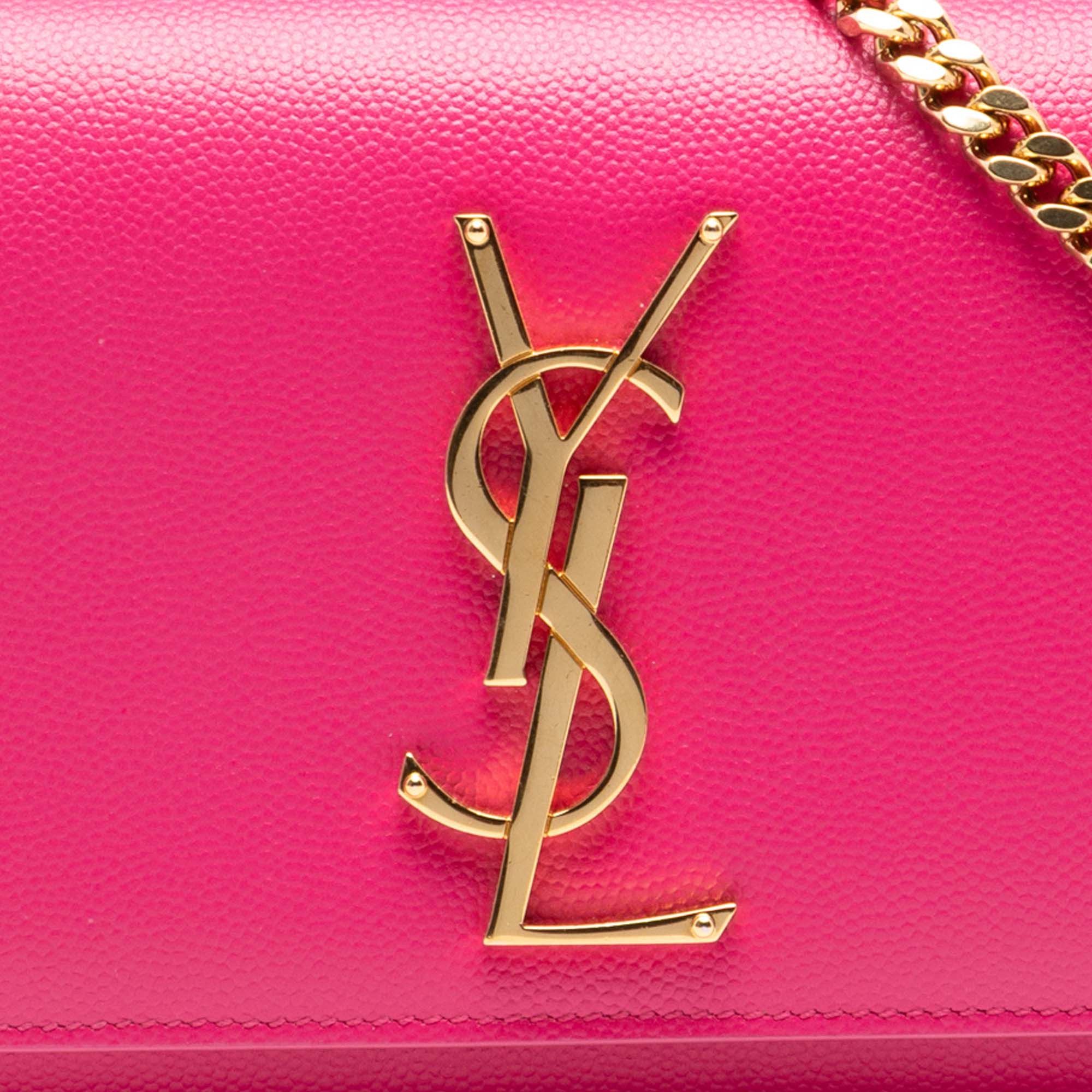 Saint Laurent Paris Small Grain De Poudre Monogram Kate Crossbody Size ONE SIZE - 7 Thumbnail