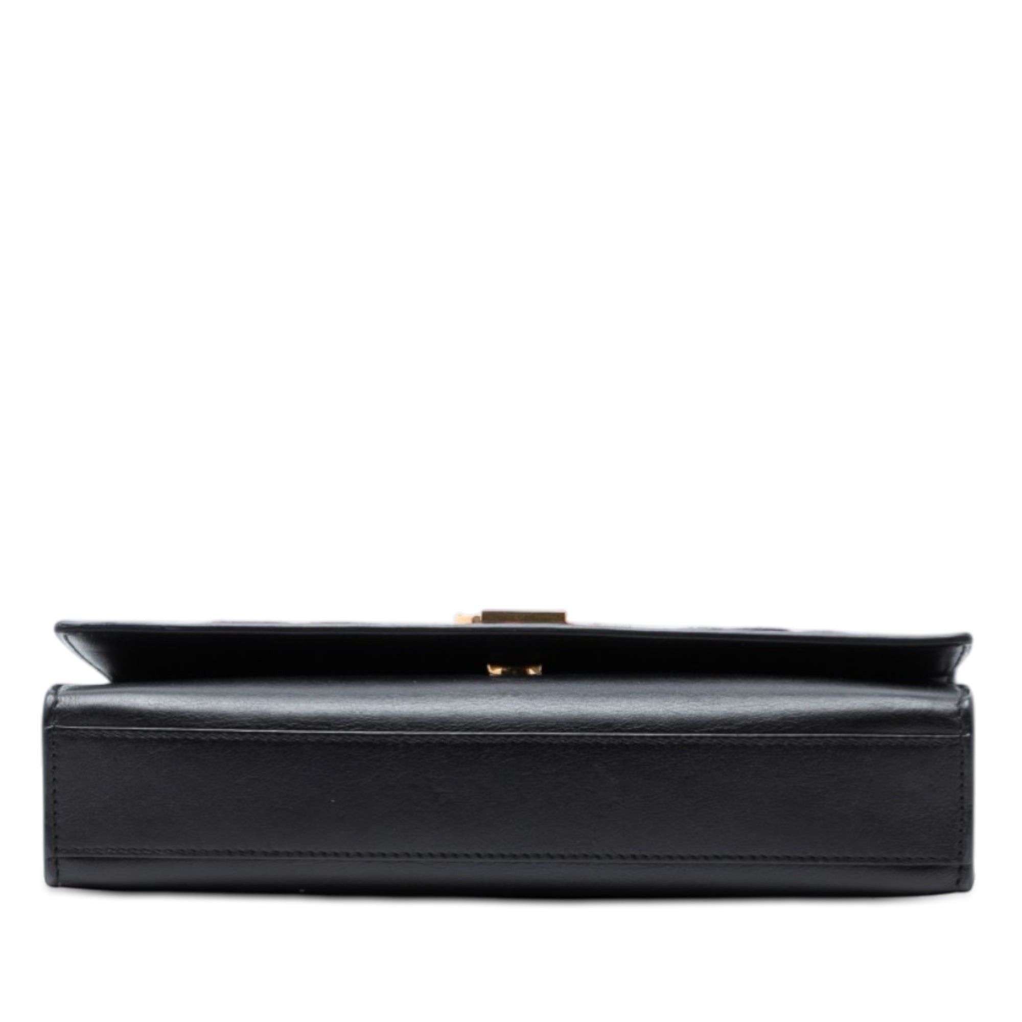 Saint Laurent Paris Medium Lambskin Cloud Star Patchwork Monogram Kate Crossbody Size ONE SIZE - 3 Thumbnail