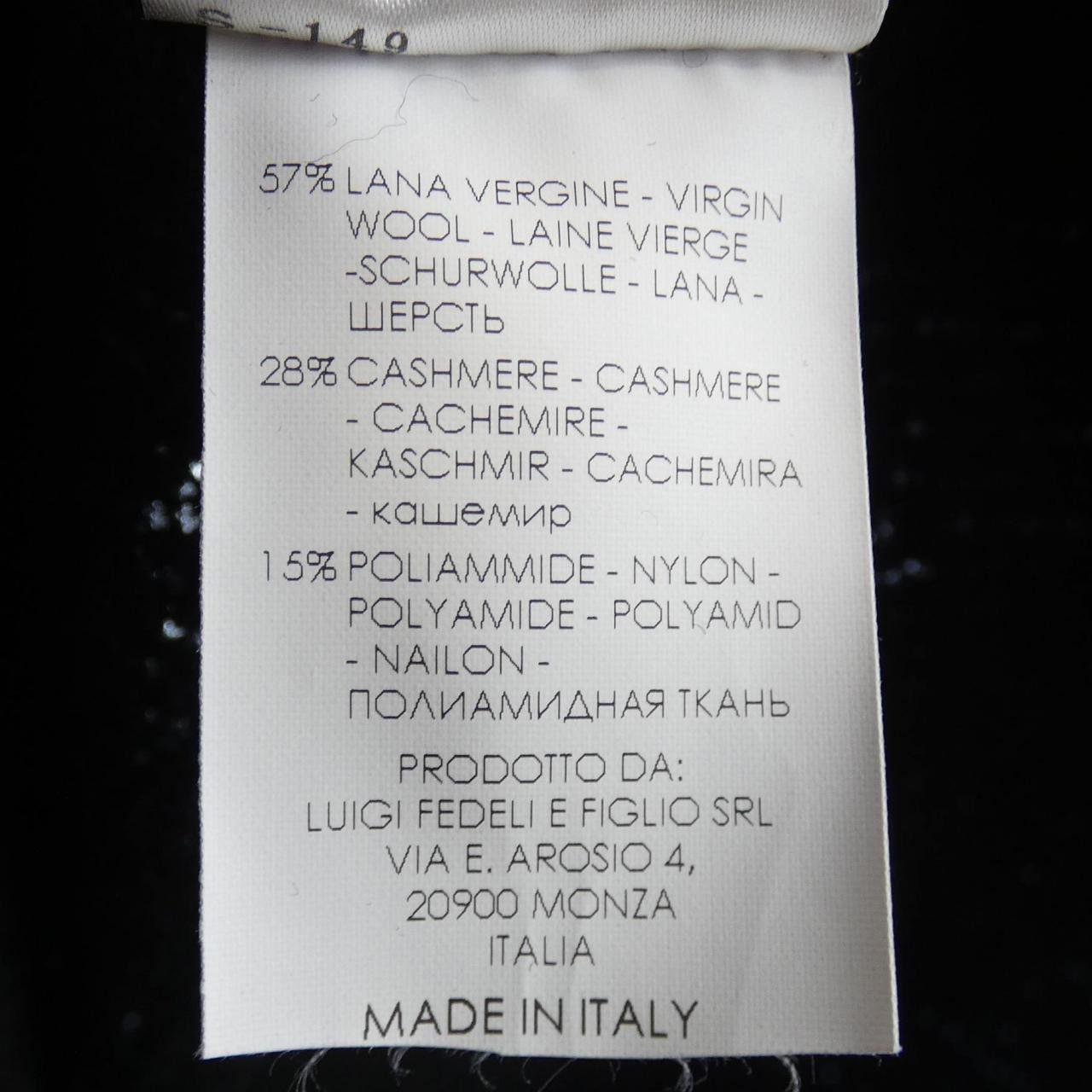 Other Other FEDELI Cashmere Blend Knitwear Textile Tops DUTY FREE for USA Size ONE SIZE - 3 Thumbnail