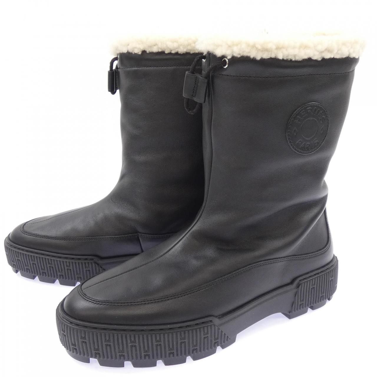 Hermes Hermes Hermes Journey Calf Leather Boots Leather Shoes DUTY FREE for USA Size ONE SIZE - 3 Thumbnail