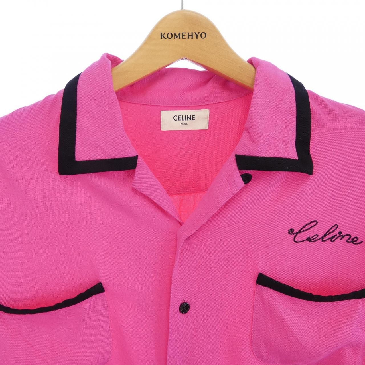 Celine Celine CELINE Short Sleeve Shirt Textile Tops 2C831171S DUTY FREE for USA Size ONE SIZE - 5 Thumbnail