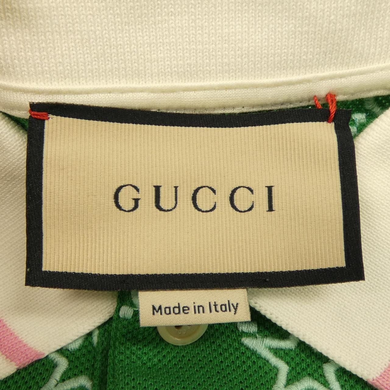 Gucci Gucci Gucci GG Stretch Cotton Polo Shirt Textile T-Shirts 696071XJEE9 DUTY FREE for USA Size ONE SIZE - 4 Thumbnail