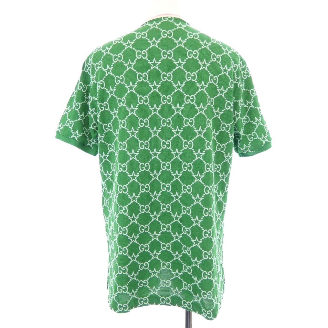 Gucci Gucci Gucci GG Stretch Cotton Polo Shirt Textile T-Shirts 696071XJEE9 DUTY FREE for USA Size ONE SIZE - 2 Thumbnail