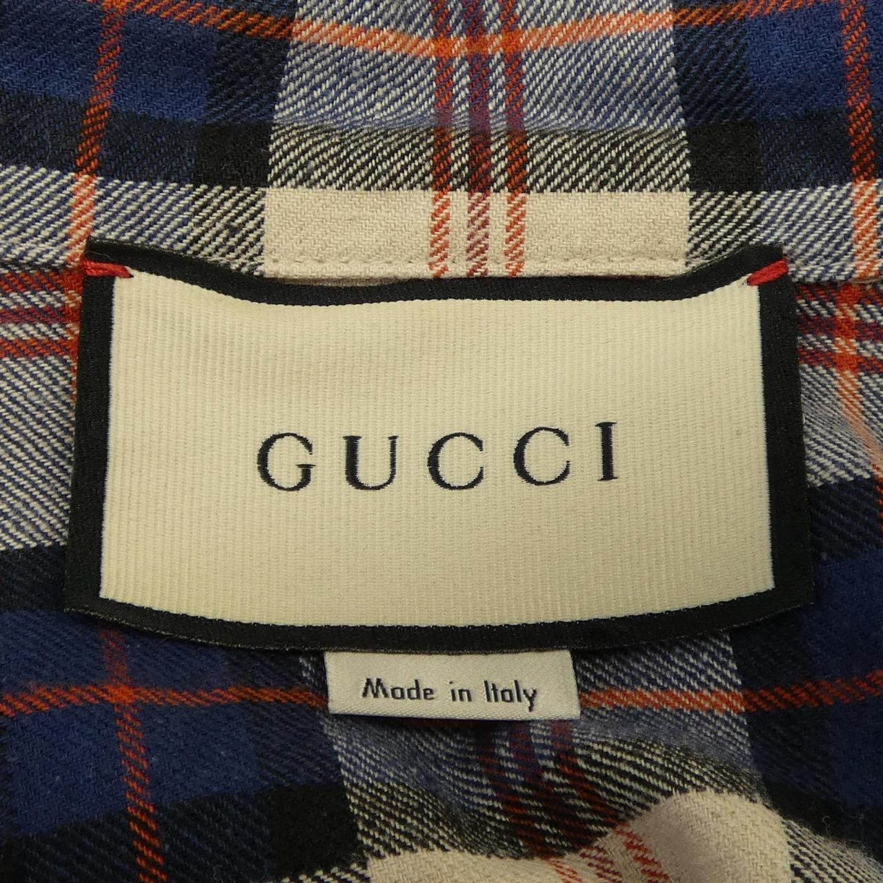 Gucci Gucci Gucci Short Sleeve Shirt Textile Tops 619025 ZAEN1 DUTY FREE for USA Size ONE SIZE - 4 Thumbnail
