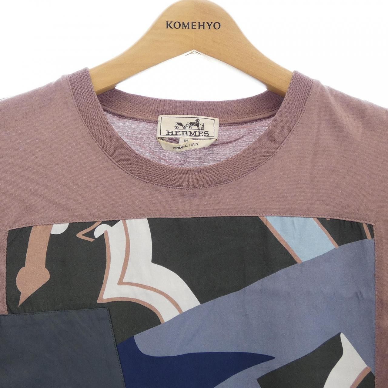 Hermes Hermes Hermes Cotton T Shirt Textile T-Shirts DUTY FREE for USA Size ONE SIZE - 5 Thumbnail