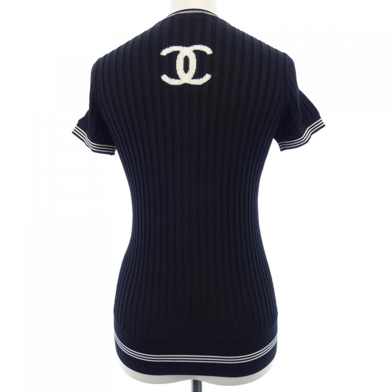 Chanel Chanel Chanel Knit Top Textile Tops P60627K46427 DUTY FREE for USA Size ONE SIZE - 2 Thumbnail