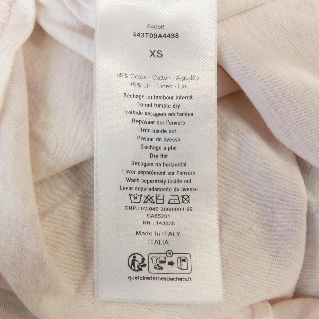 Dior Dior Christian Dior Toile De Jouy Sauvage Cotton T Shirt Textile T-Shirts 443T09A4498 DUTY FREE for USA Size ONE SIZE - 3 Thumbnail