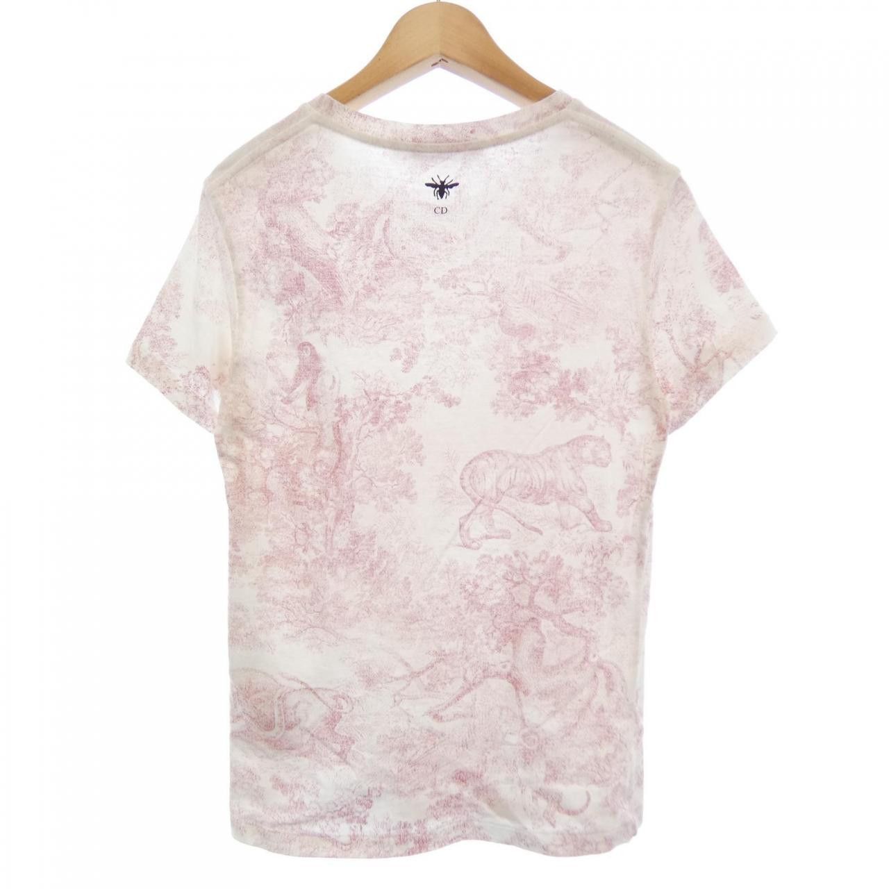 Dior Dior Christian Dior Toile De Jouy Sauvage Cotton T Shirt Textile T-Shirts 443T09A4498 DUTY FREE for USA Size ONE SIZE - 2 Thumbnail