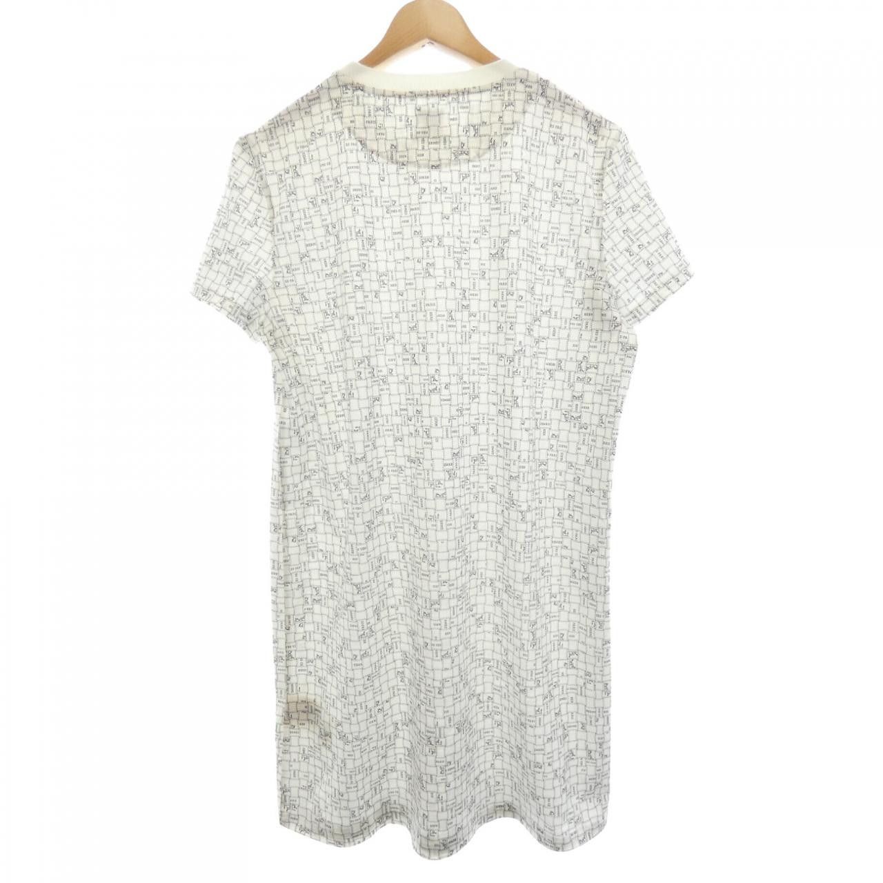 Hermes Hermes Hermes Bolduc Cotton Dress Textile Dresses DUTY FREE for USA Size ONE SIZE - 2 Thumbnail