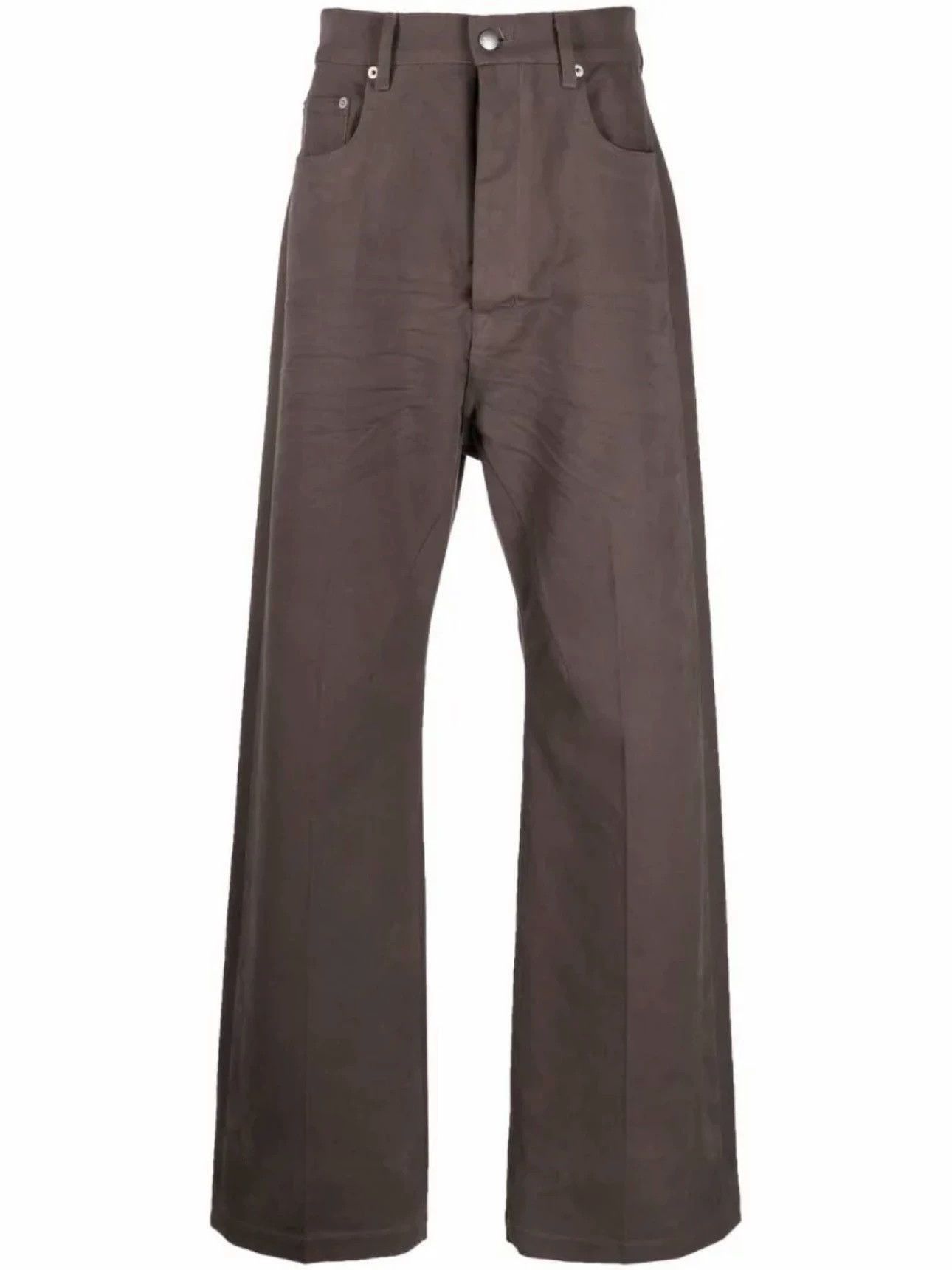 Rick Owens Brown Wide-Leg Casual Pants Size US 32 / EU 48 - 2 Thumbnail