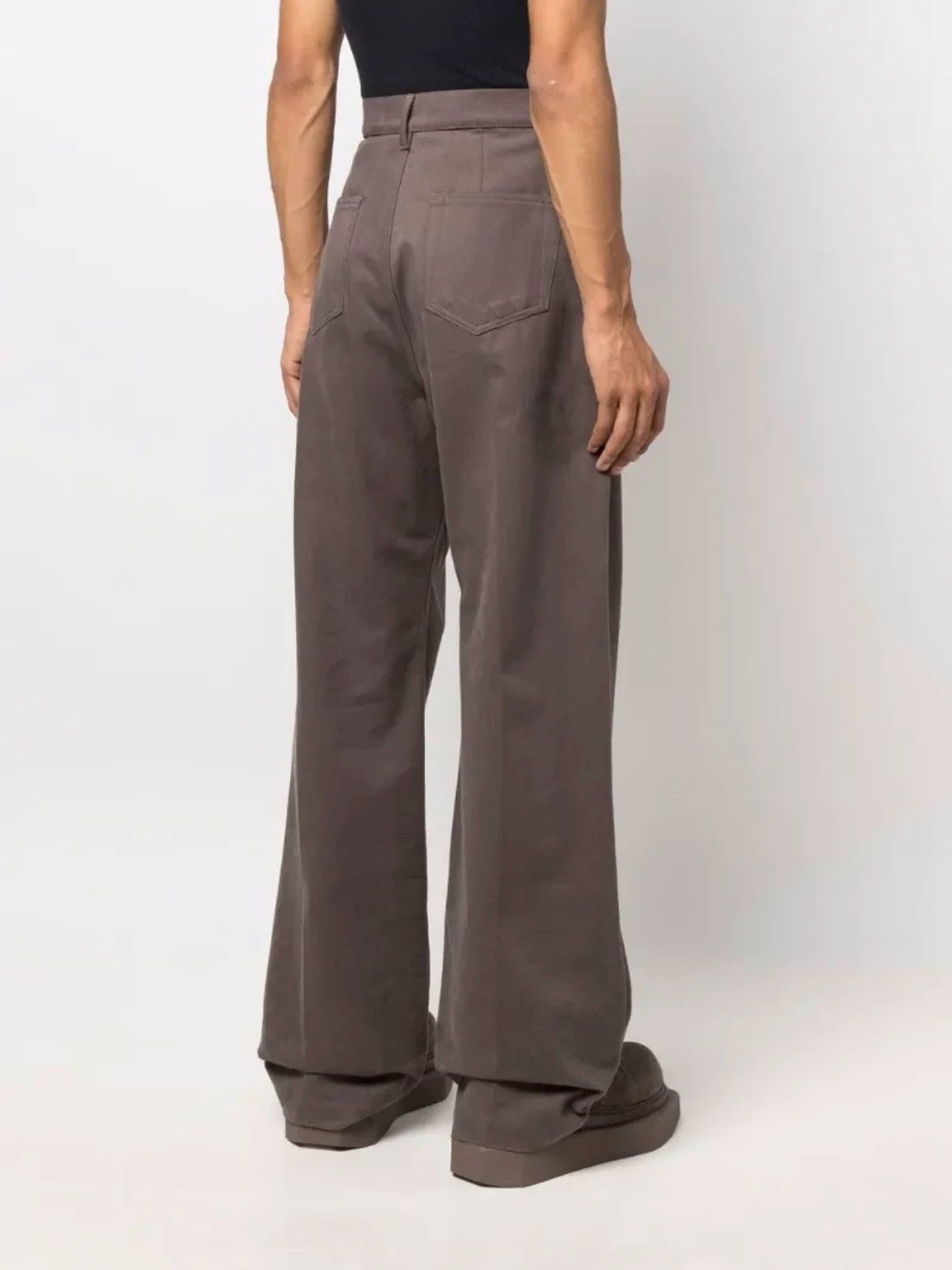 Rick Owens Brown Wide-Leg Casual Pants Size US 32 / EU 48 - 3 Thumbnail