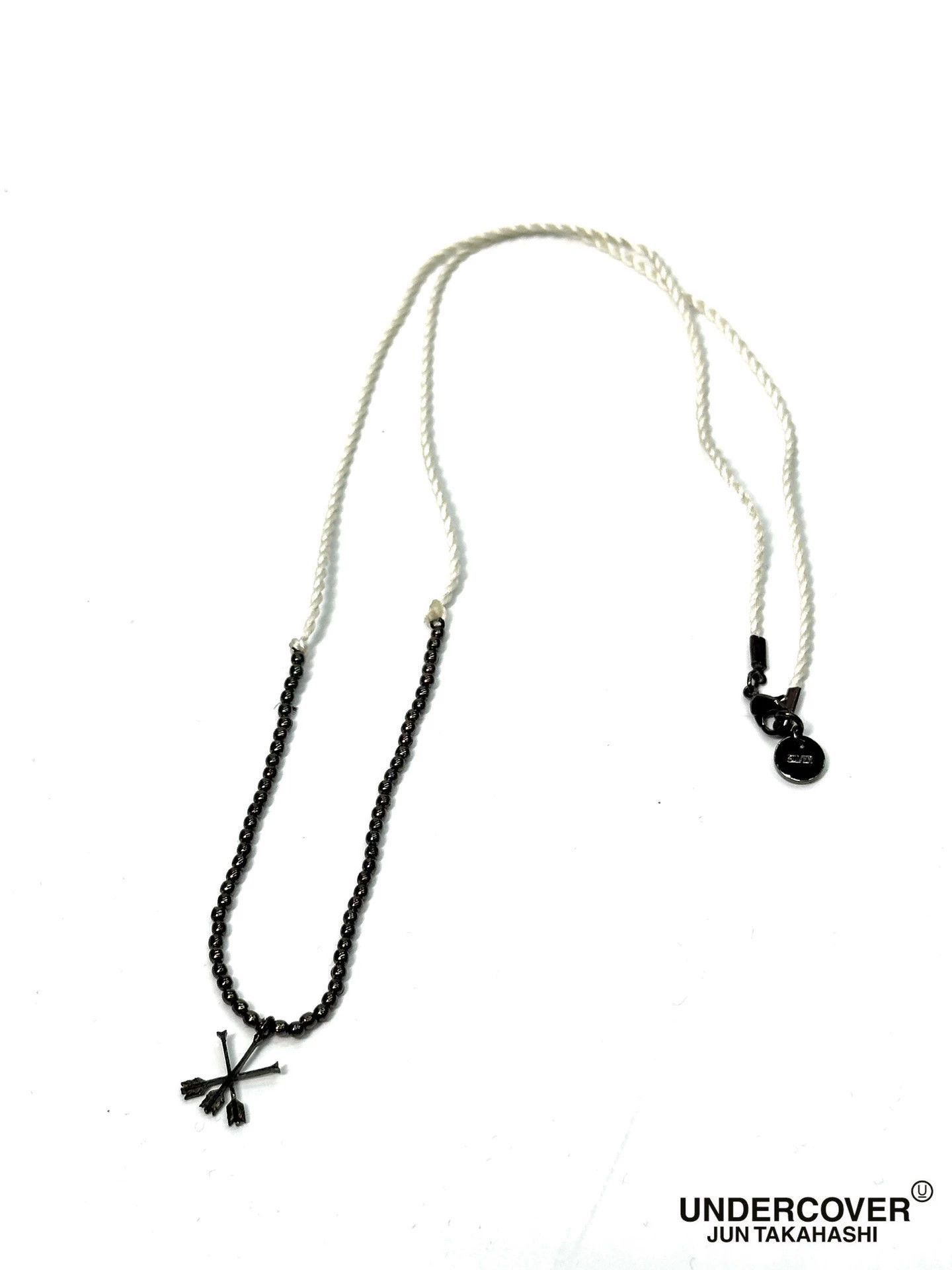Undercover Multi-Color Beaded Necklace with Cross Arrow Pendant Size ONE SIZE - 2 Thumbnail