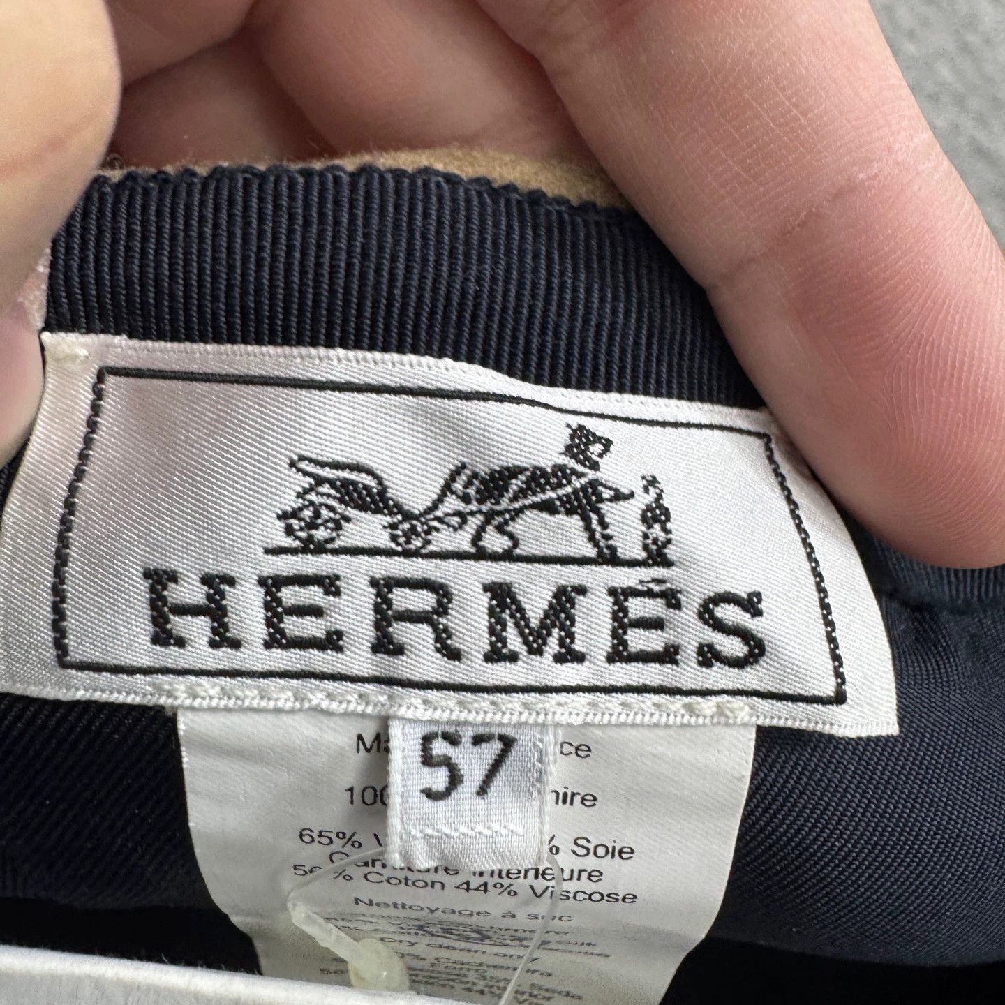 Hermes Beige Embroidered Baseball Cap Size ONE SIZE - 5 Thumbnail