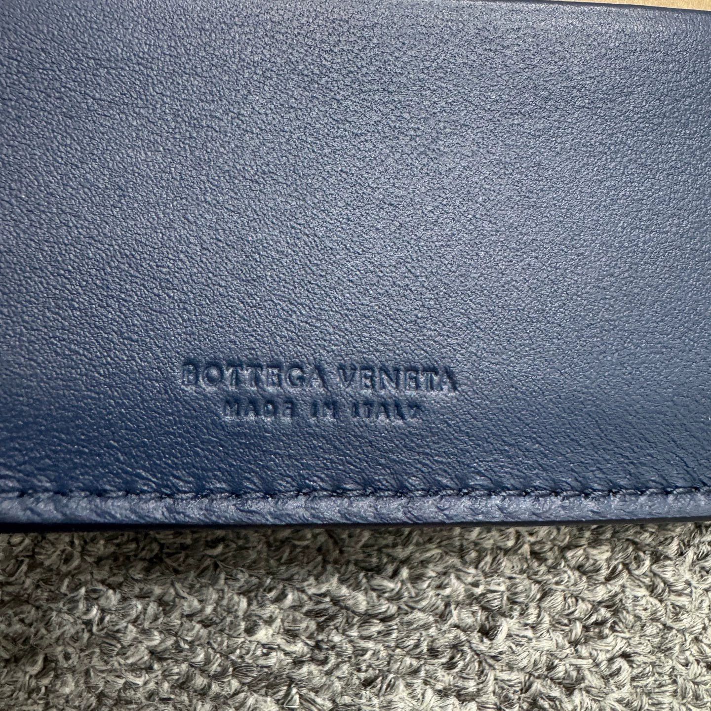 Bottega Veneta Blue Woven Pattern Wallet Size ONE SIZE - 7 Thumbnail